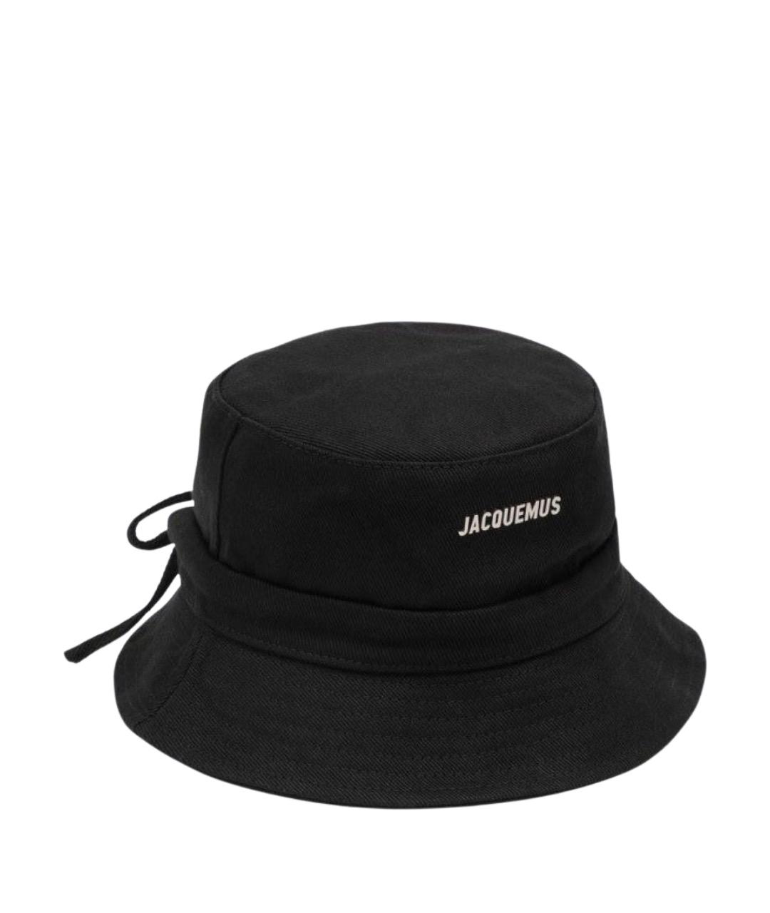 JACQUEMUS Черная хлопковая панама, фото 1