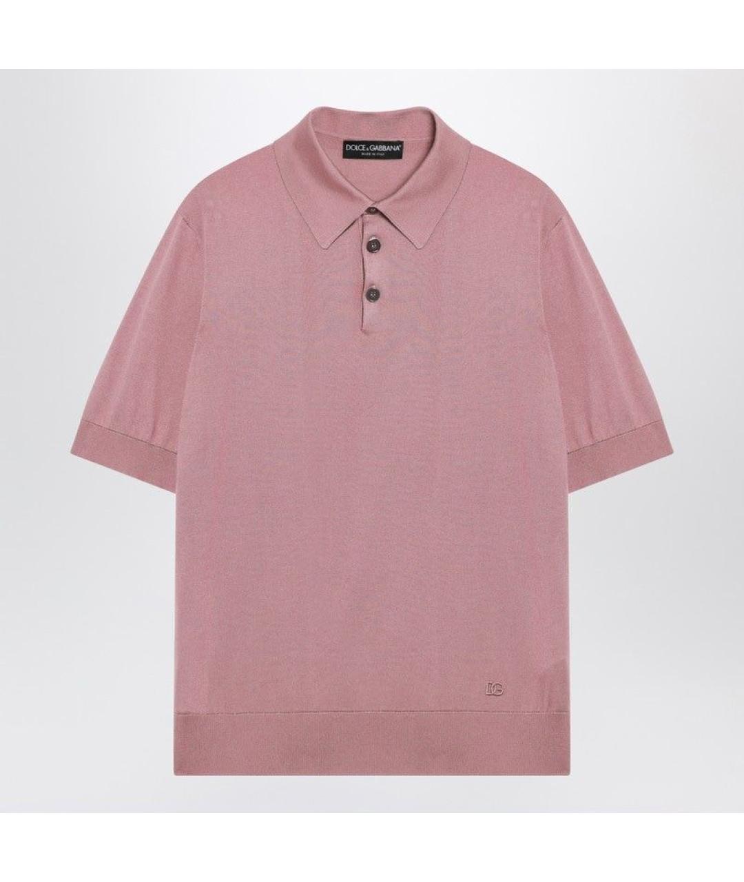 DOLCE&GABBANA Розовая футболка, фото 3