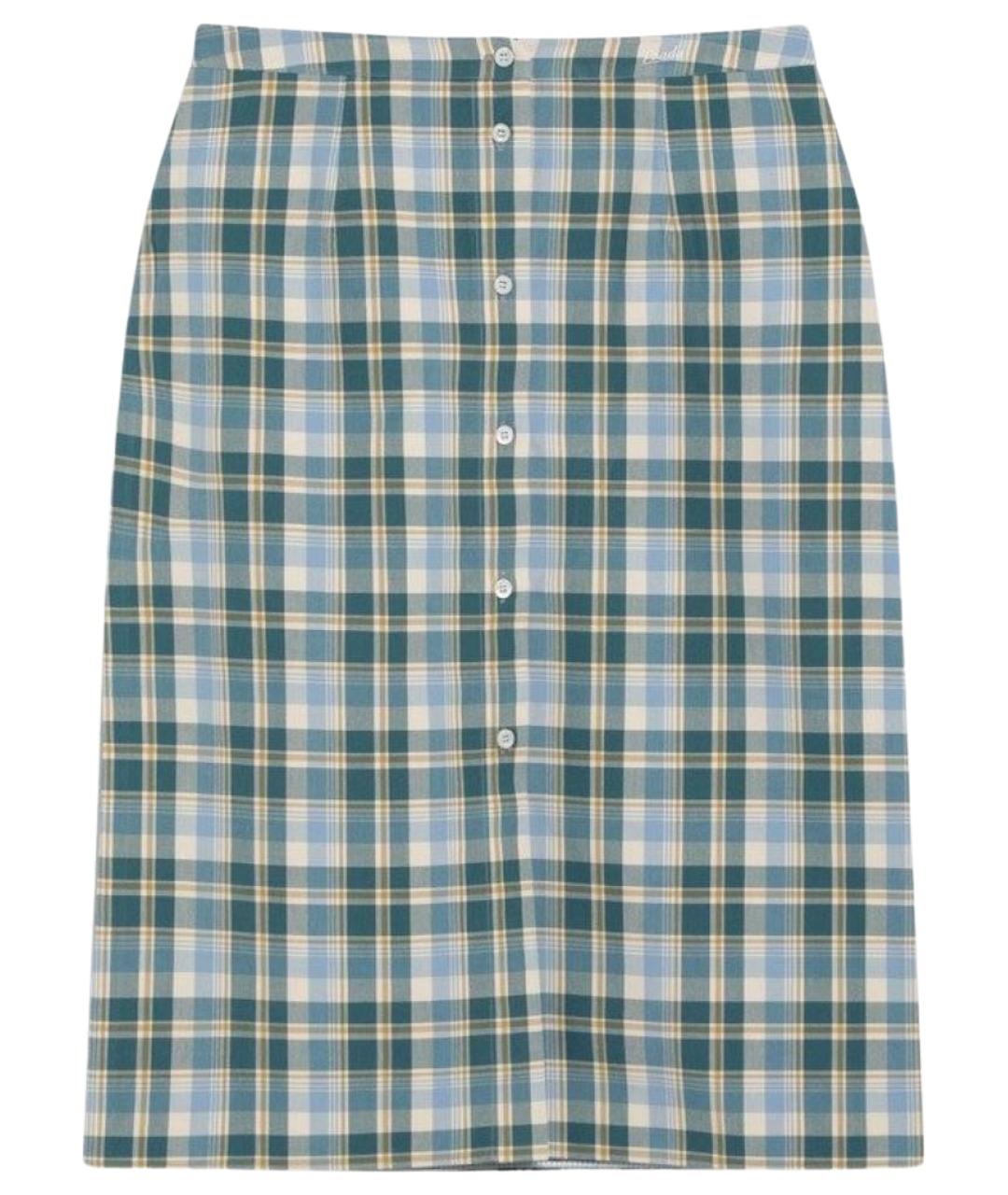 PRADA Мульти хлопковая юбка миди, фото 1