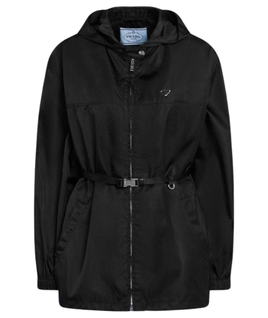PRADA Черная синтетическая куртка, фото 1