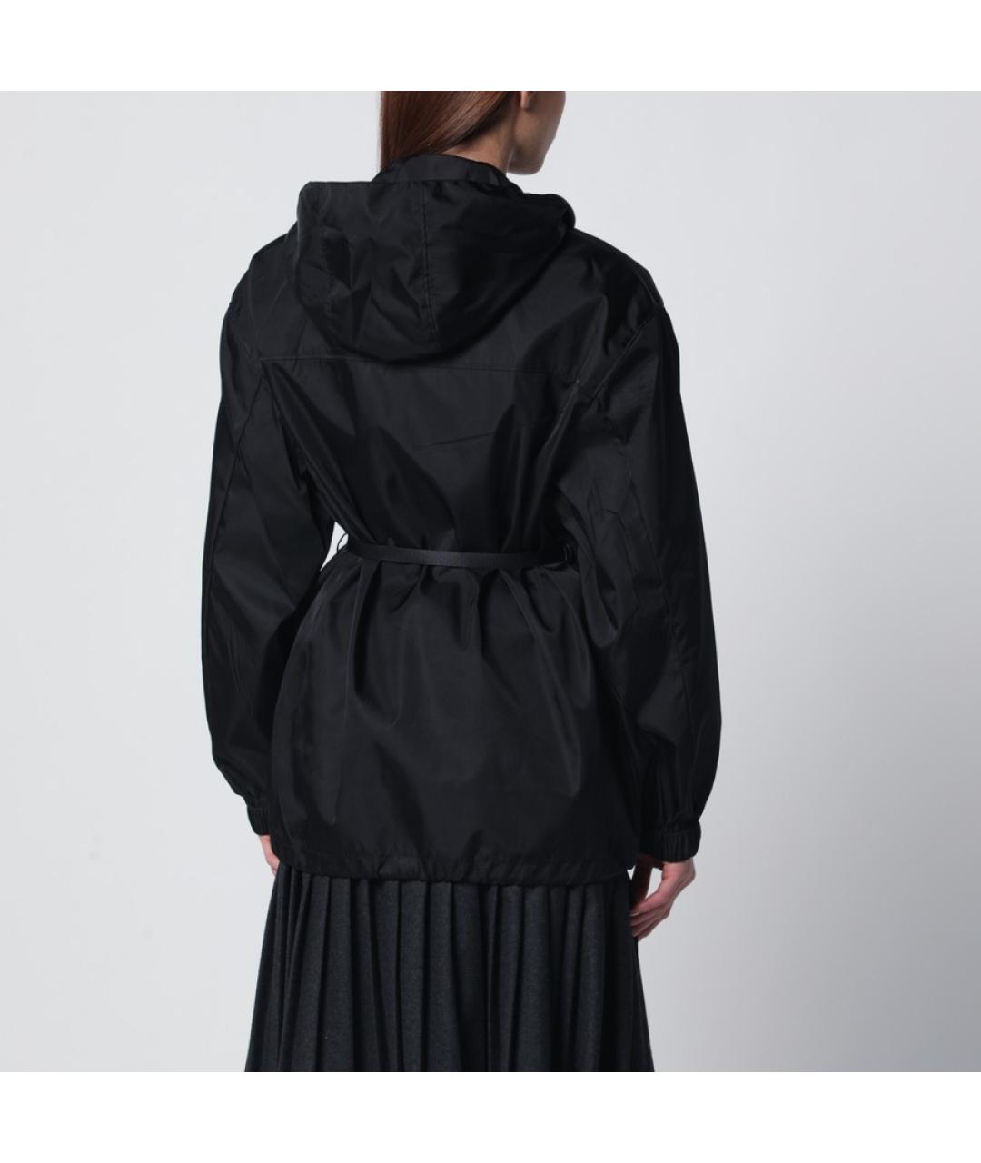 PRADA Черная синтетическая куртка, фото 5