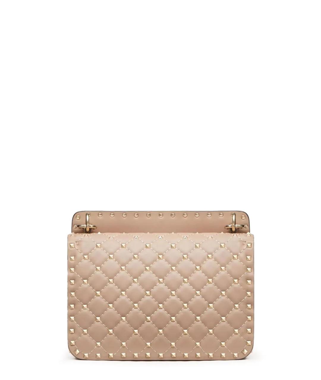 VALENTINO Розовая кожаная сумка через плечо, фото 2