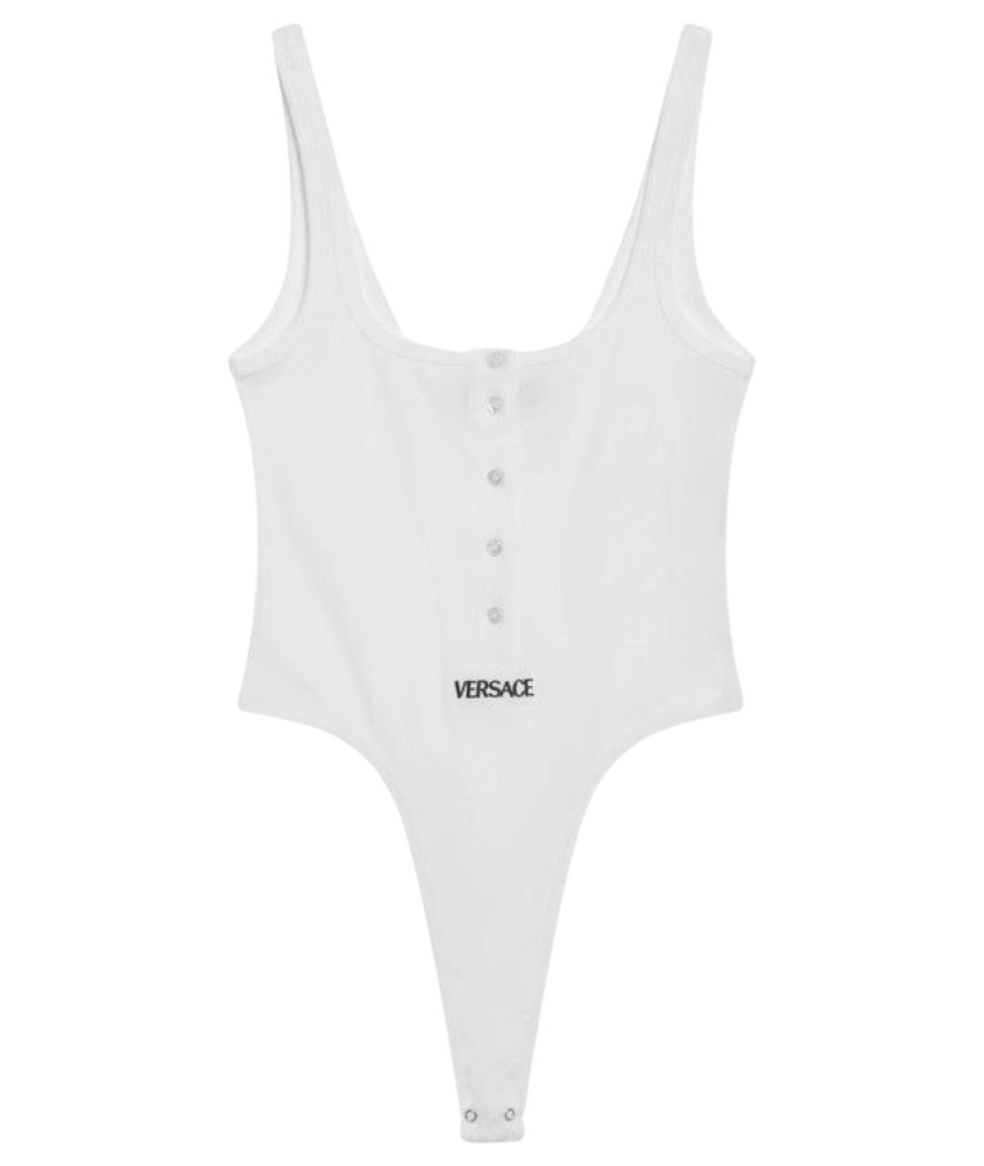 VERSACE Белое хлопковое боди, фото 1