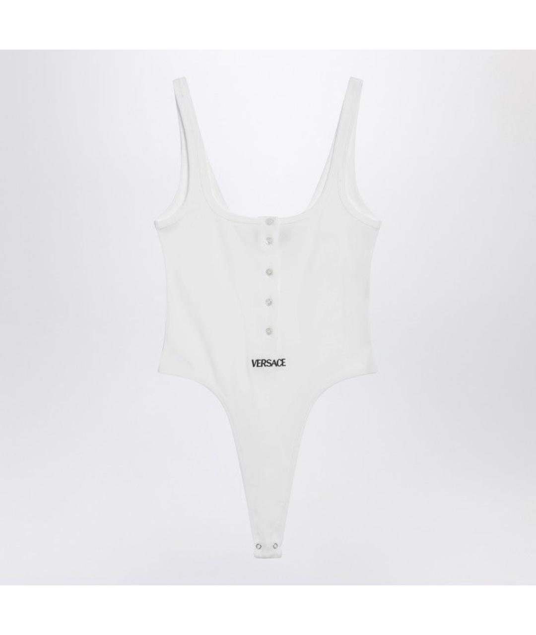 VERSACE Белое хлопковое боди, фото 2