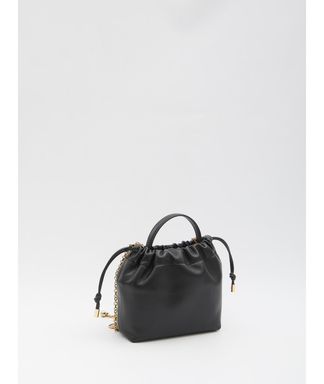 CHLOE Черная кожаная сумка тоут, фото 3