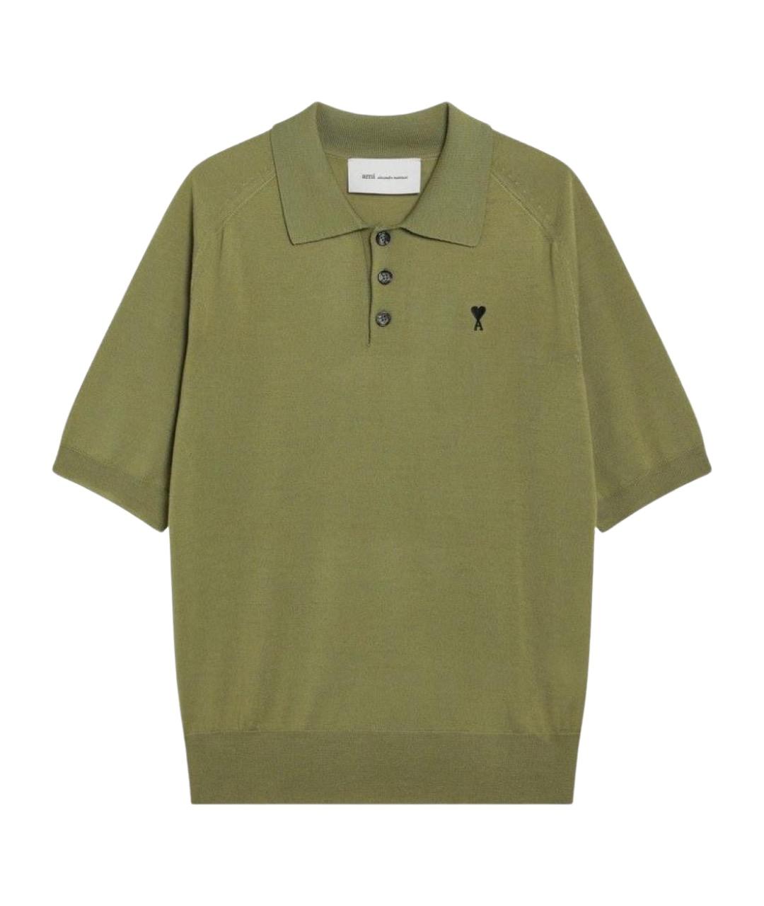 Ami Paris Зеленая футболка, фото 1