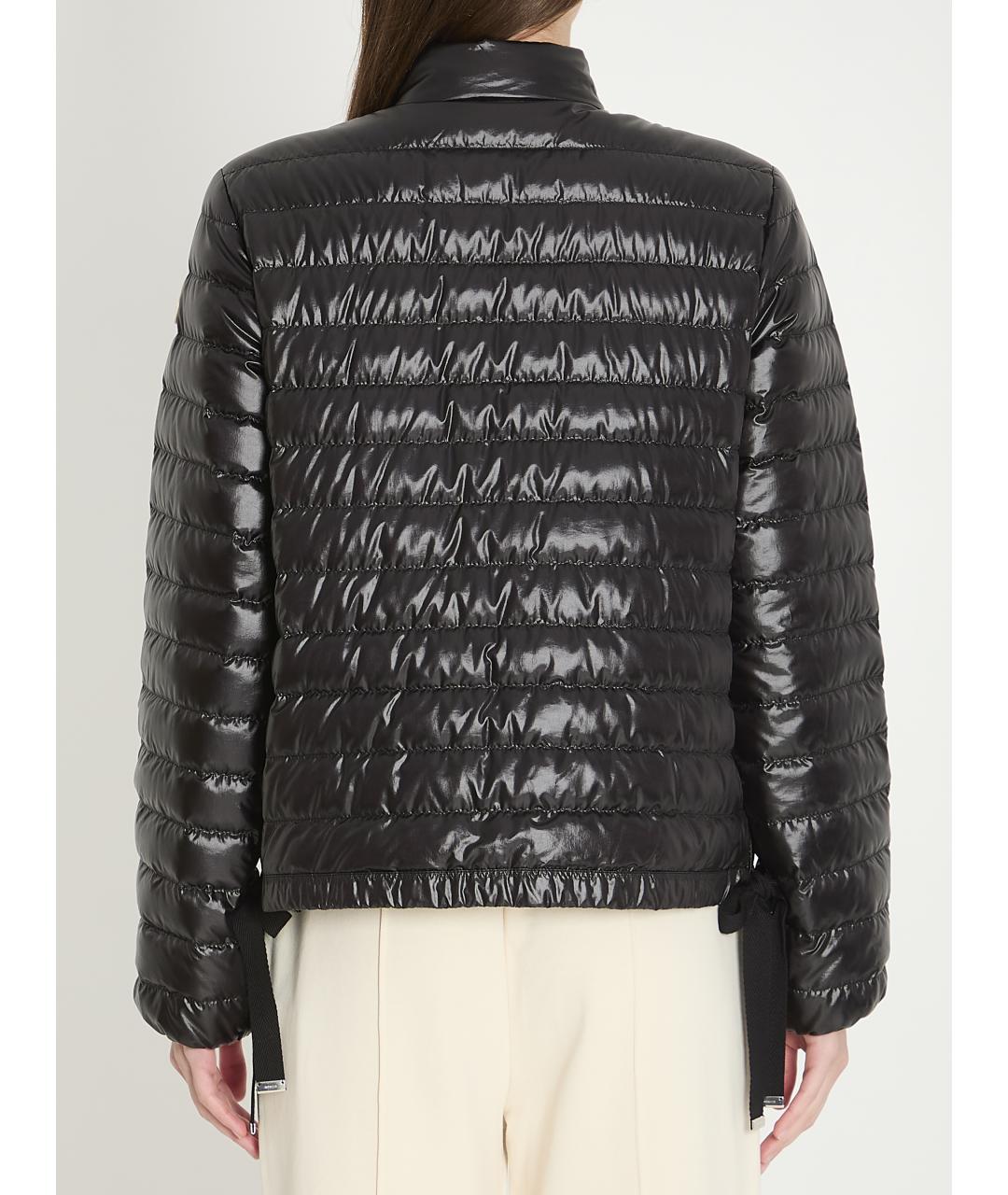 MONCLER Черная полиамидовая куртка, фото 5