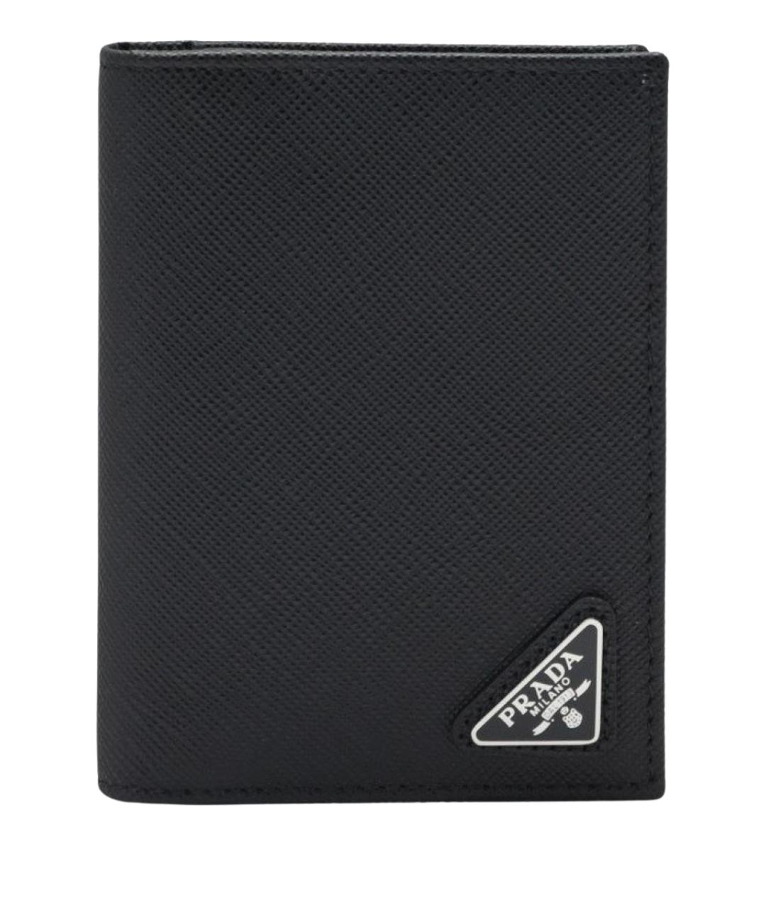 PRADA Черный кожаный кардхолдер, фото 1