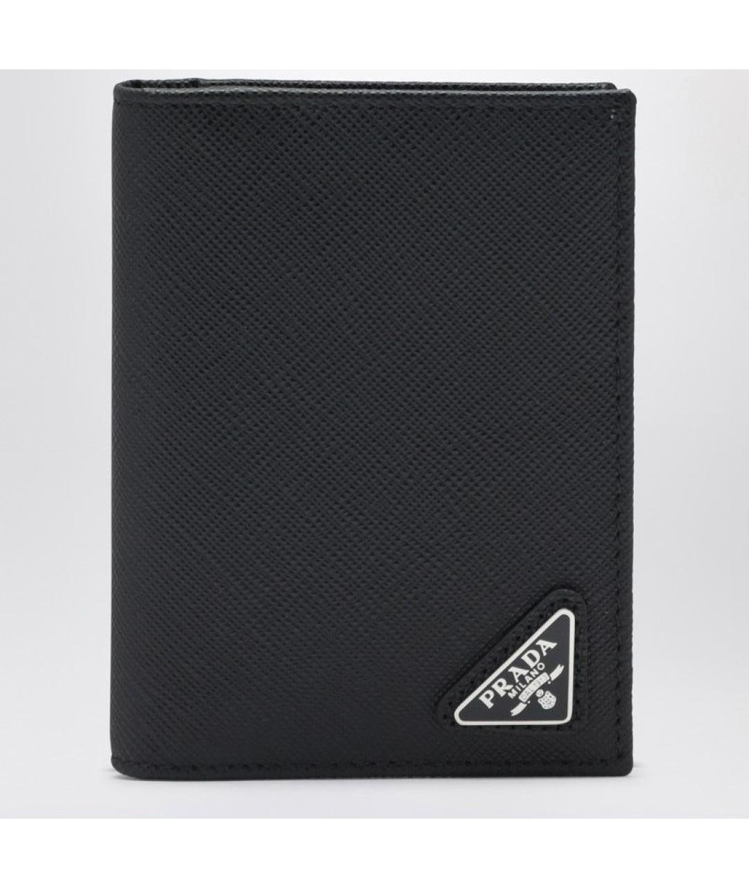 PRADA Черный кожаный кардхолдер, фото 5