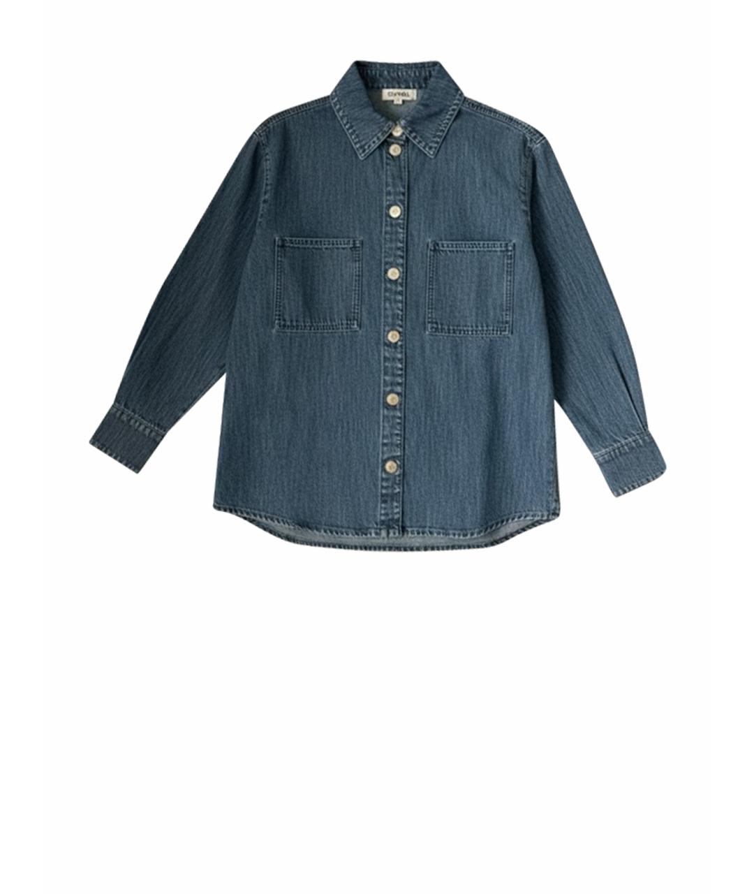 CHANEL Темно-синяя кэжуал рубашка, фото 7