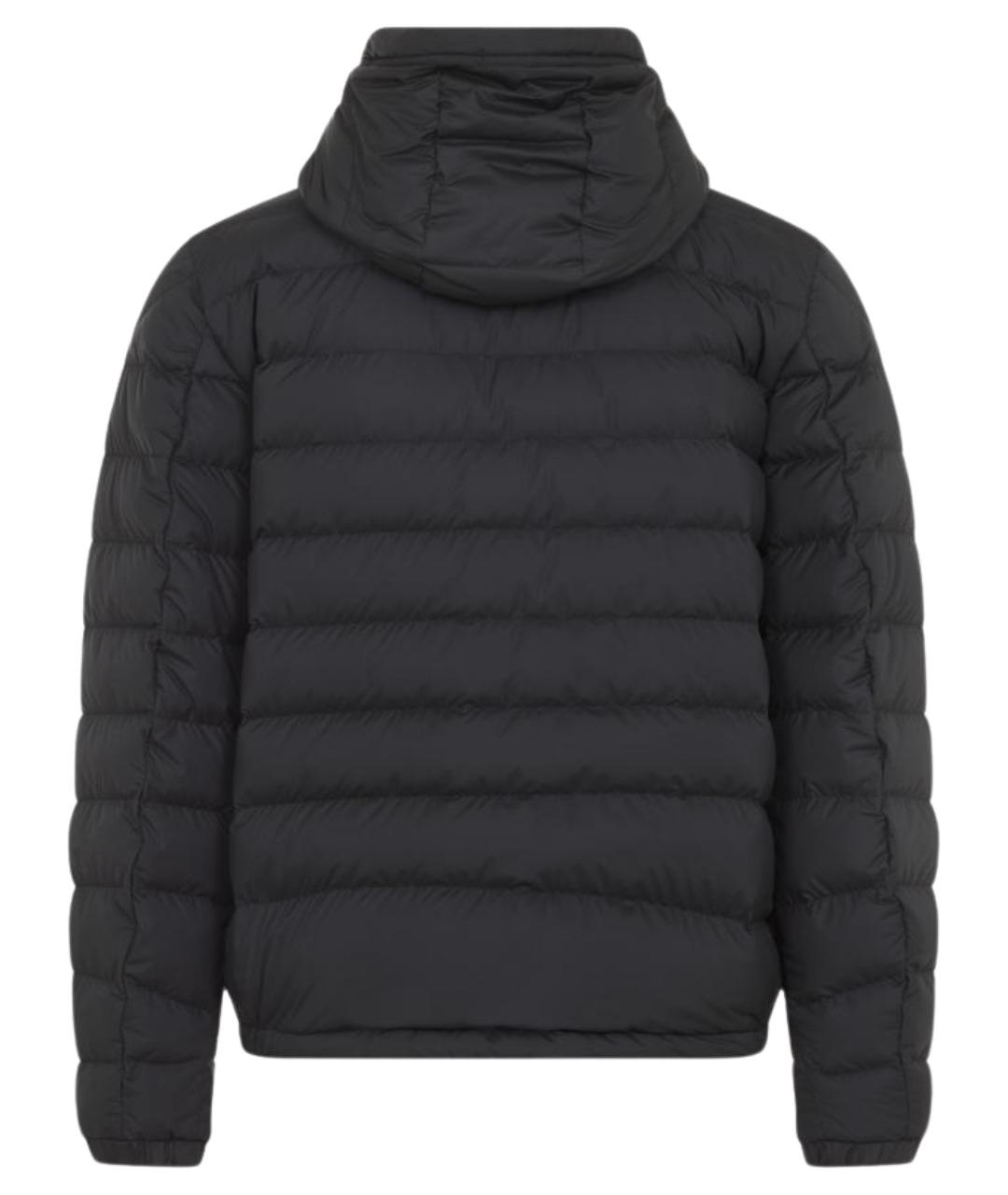 MONCLER Черная полиэстеровая куртка, фото 2