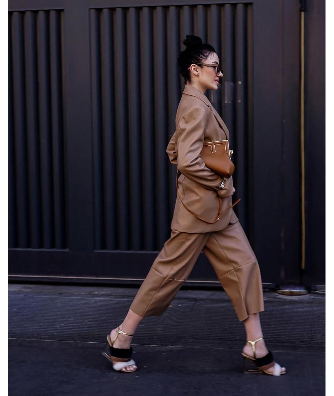 FENDI Мульти кожаные босоножки, фото 6