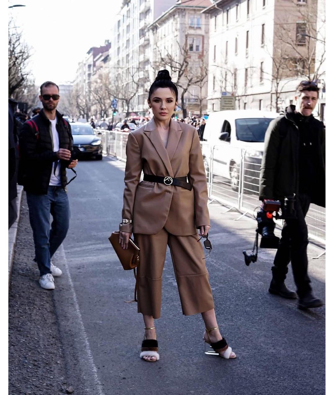 FENDI Мульти кожаные босоножки, фото 5