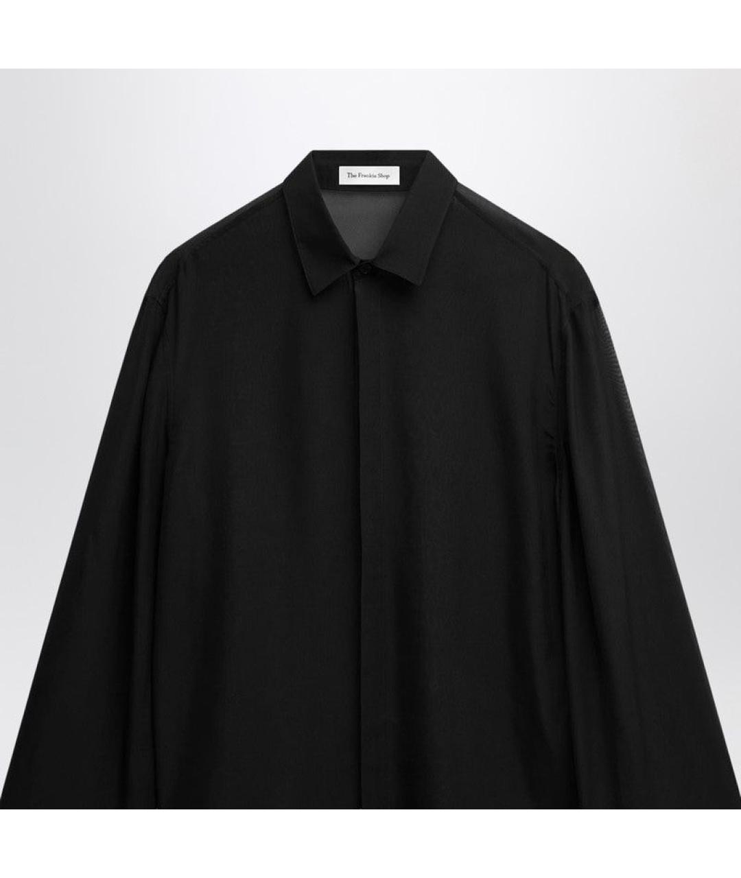 THE FRANKIE SHOP Черная полиэстеровая рубашка, фото 2