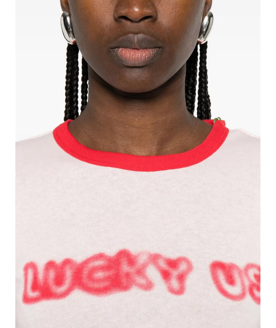 KENZO Розовая хлопковая футболка, фото 5