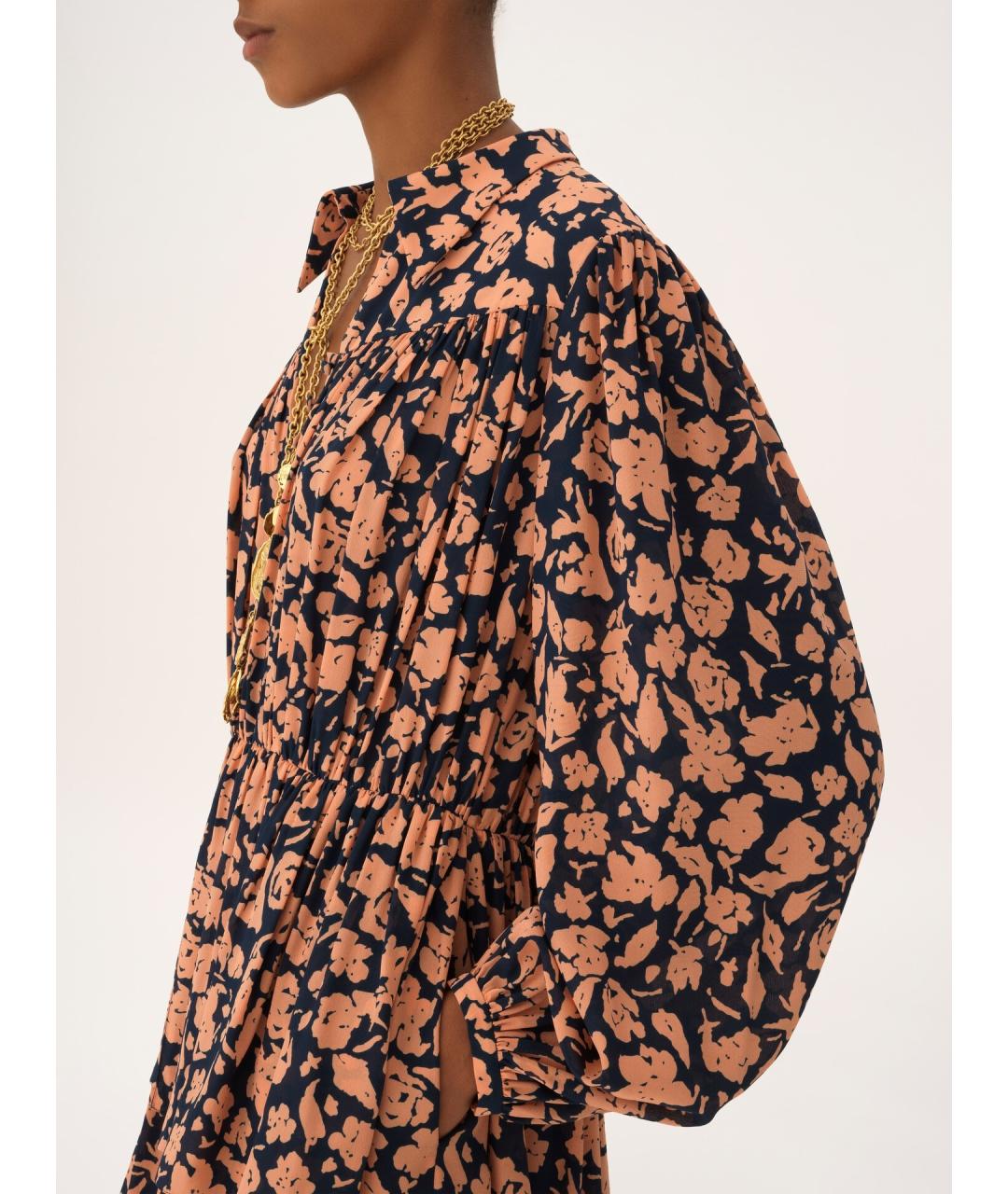 CHLOE Мульти шелковое повседневное платье, фото 5