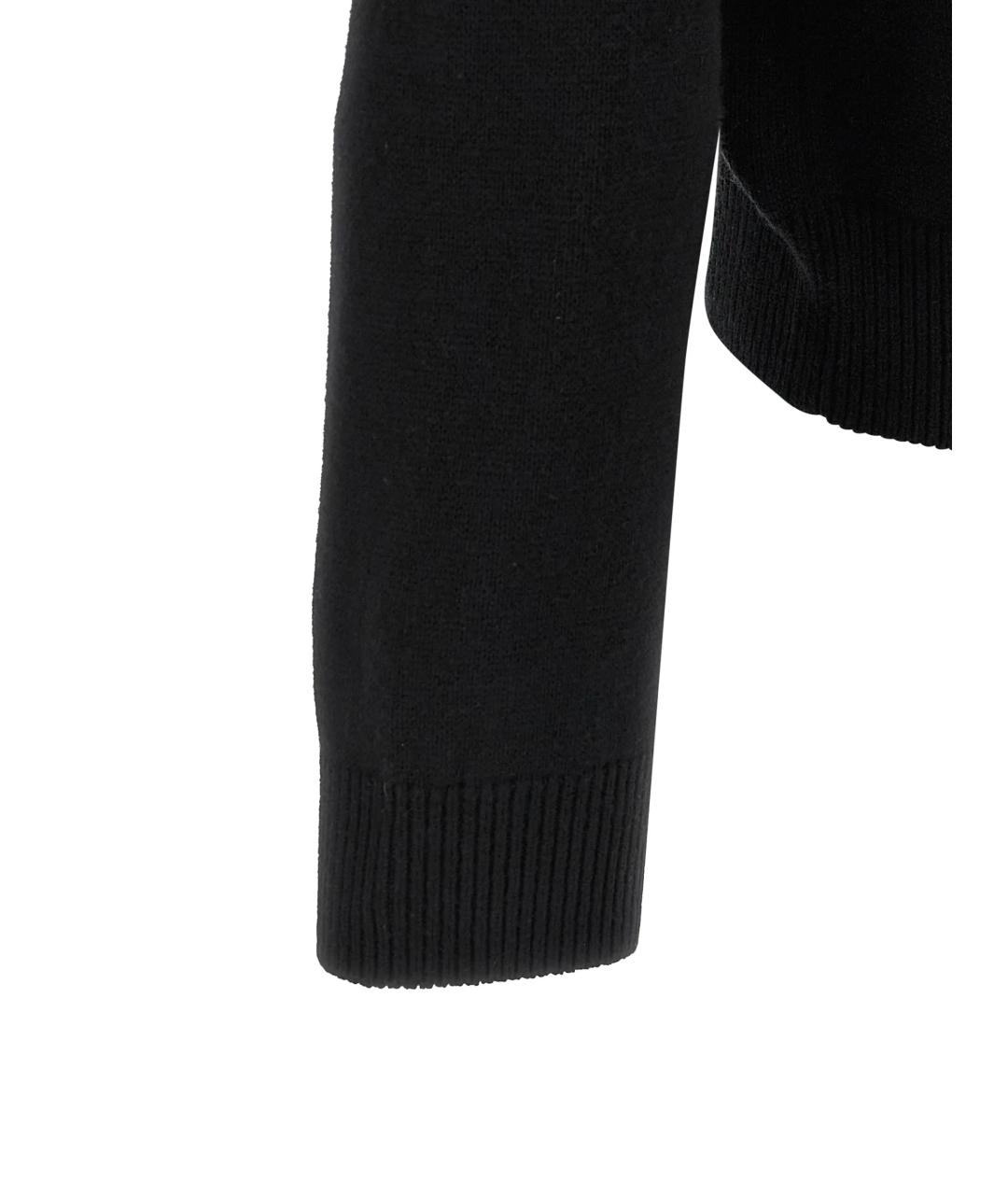 KENZO Черный шерстяной кардиган, фото 4
