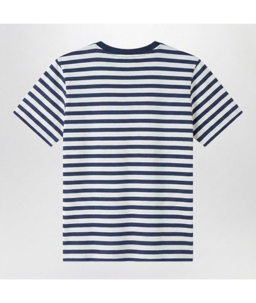 A.P.C. Синяя хлопковая футболка, фото 2