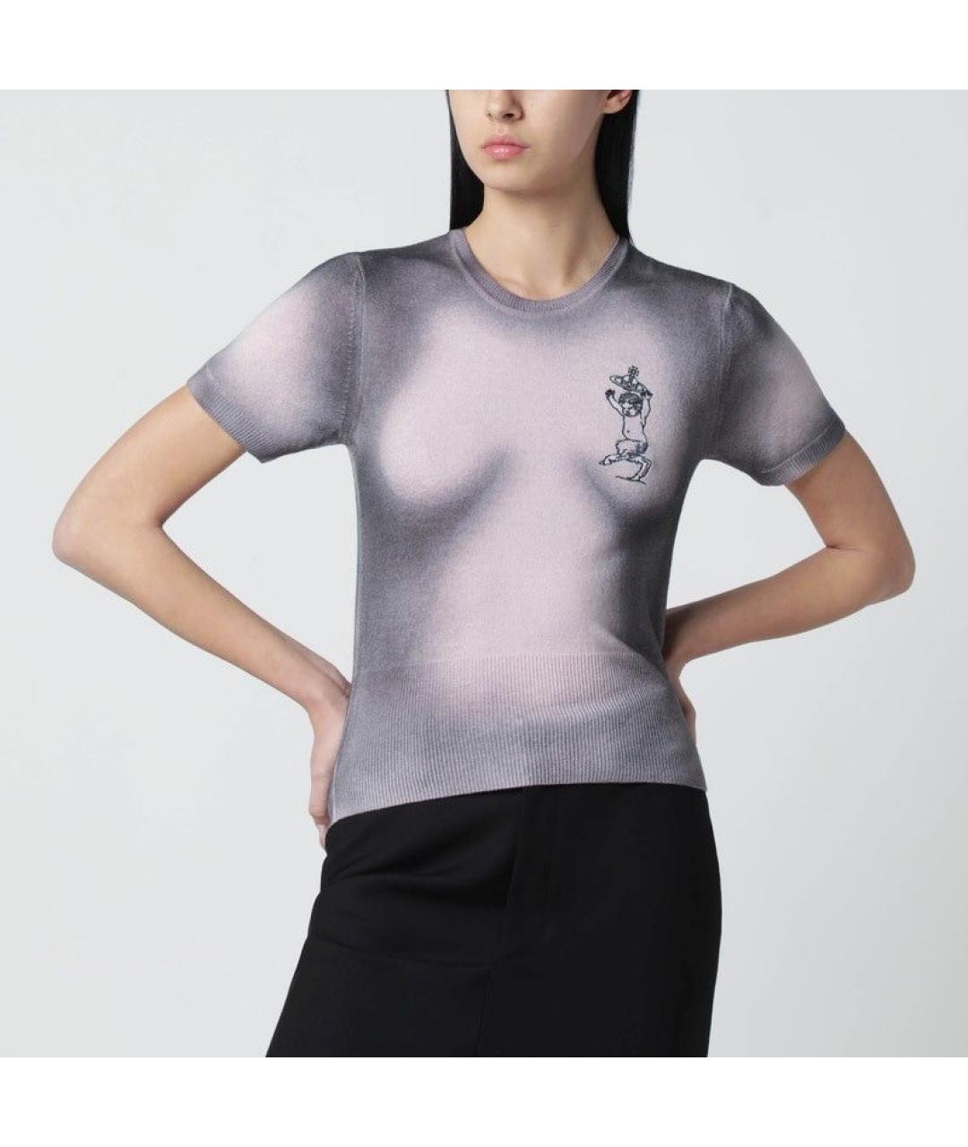 VIVIENNE WESTWOOD Розовый шерстяной джемпер / свитер, фото 2