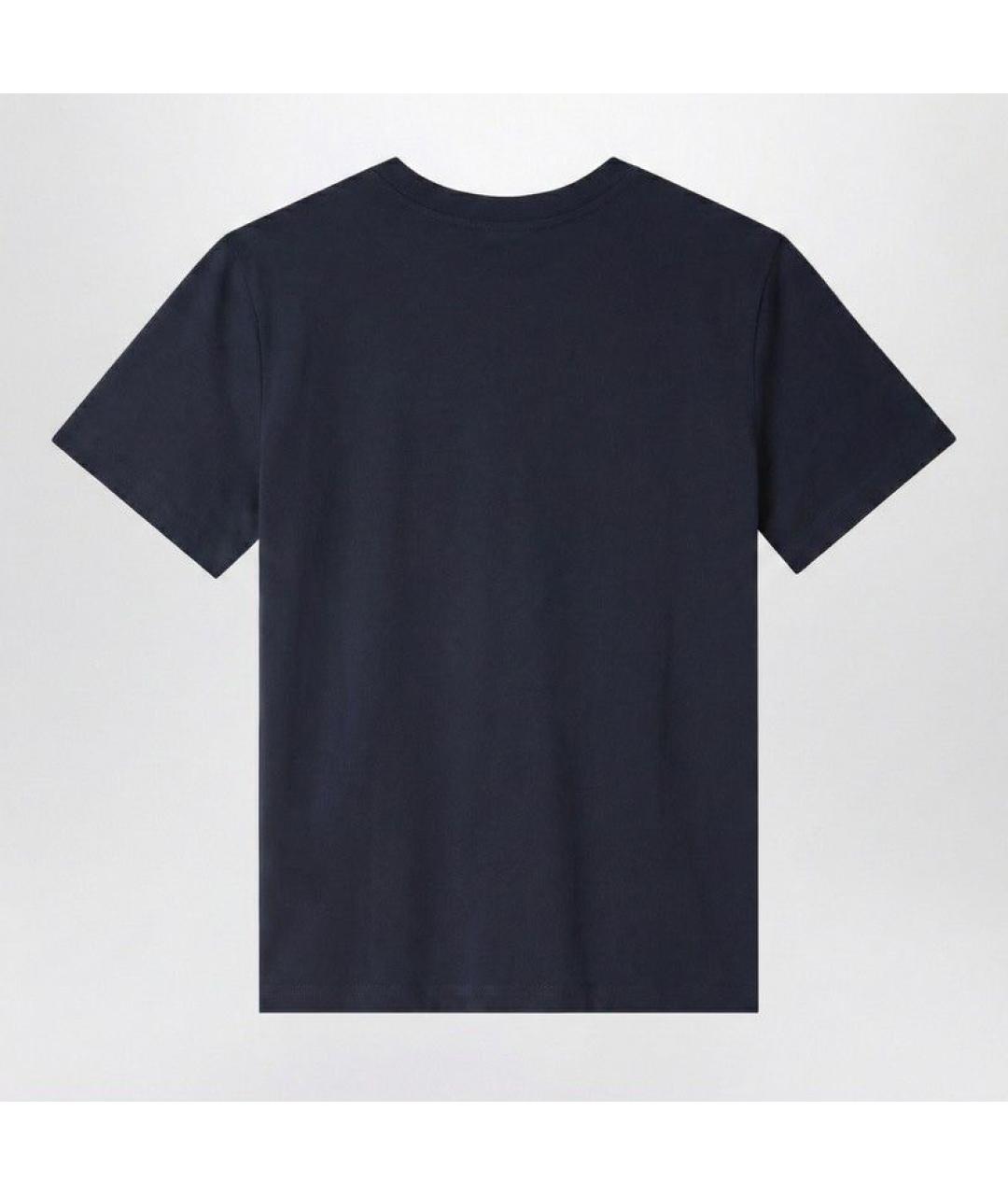 A.P.C. Синяя хлопковая футболка, фото 2