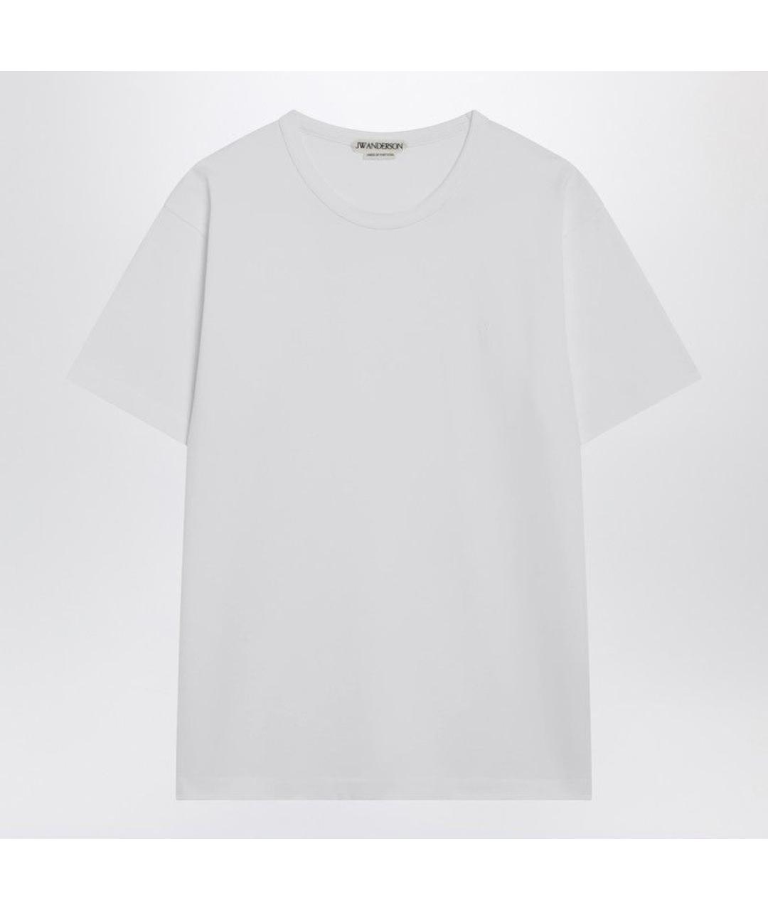 J.W.ANDERSON Белая хлопковая футболка, фото 3
