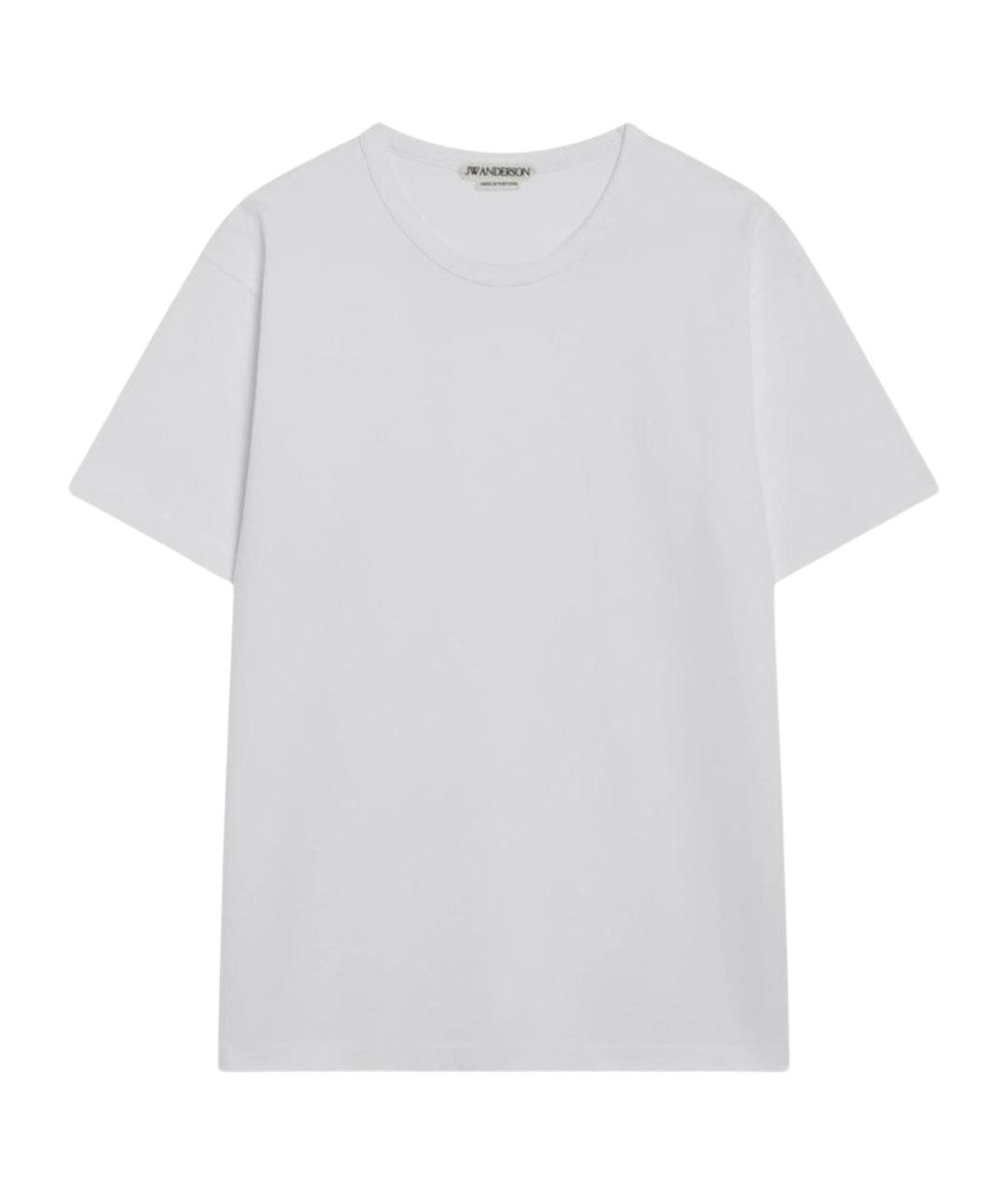 J.W.ANDERSON Белая хлопковая футболка, фото 1