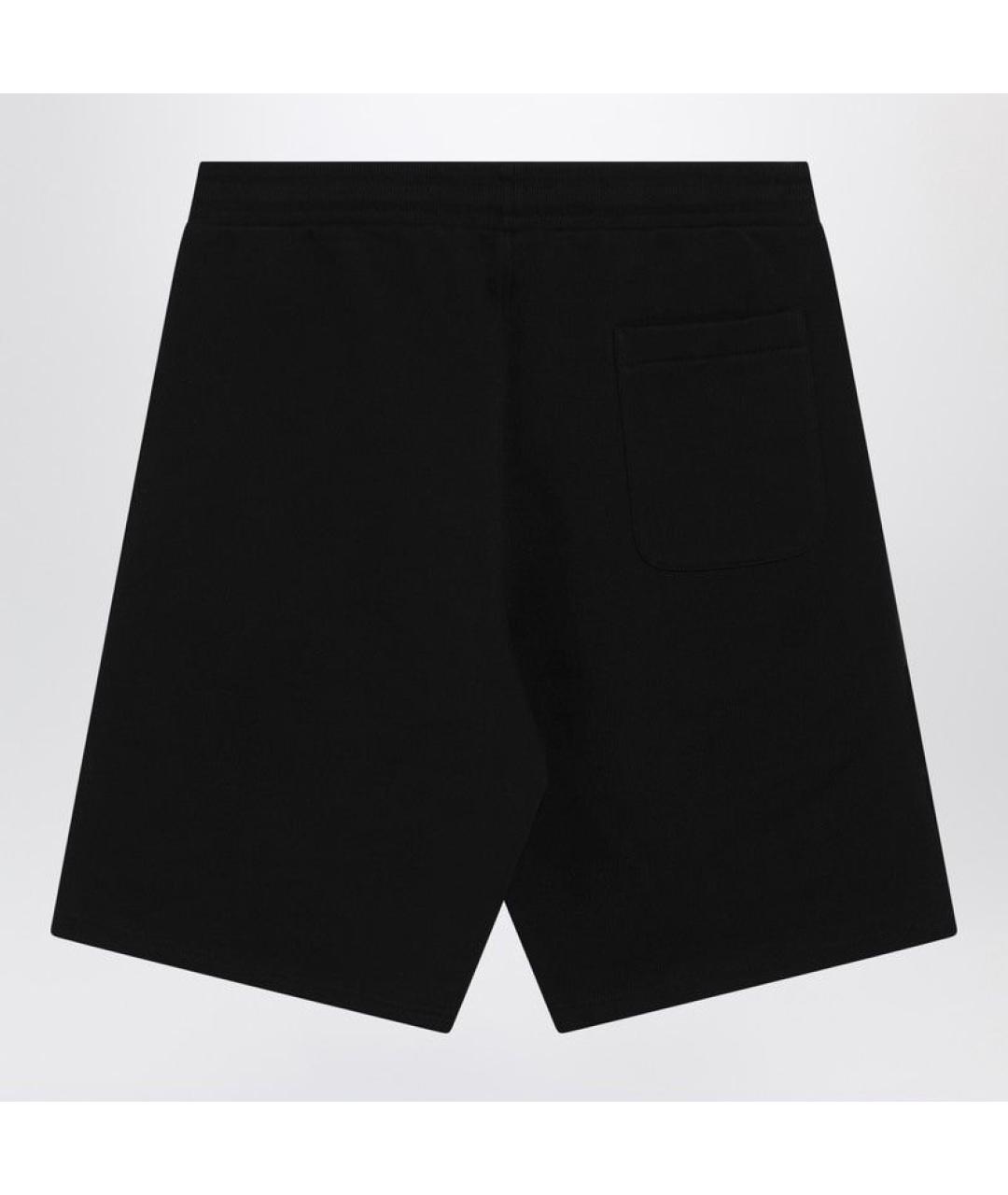 Ami Paris Черные хлопковые шорты, фото 2