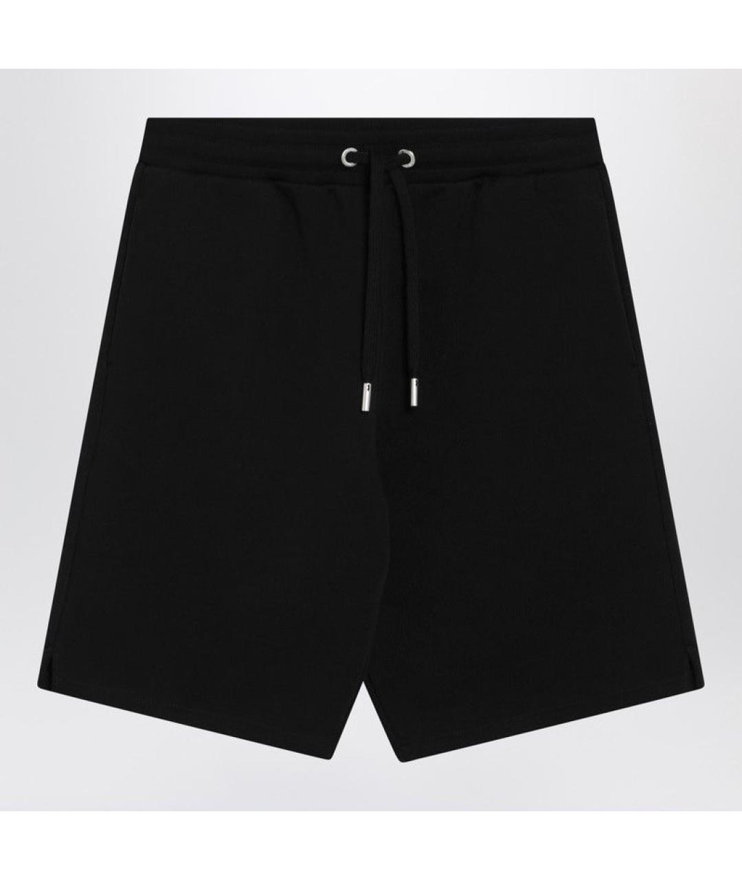 Ami Paris Черные хлопковые шорты, фото 3