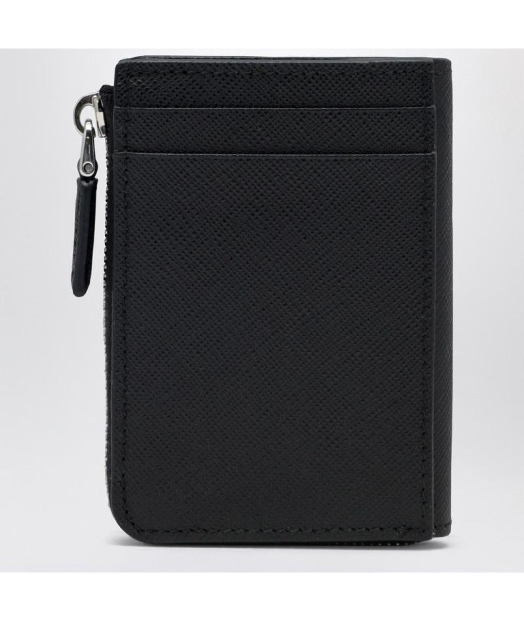 PRADA Черный кожаный кардхолдер, фото 2