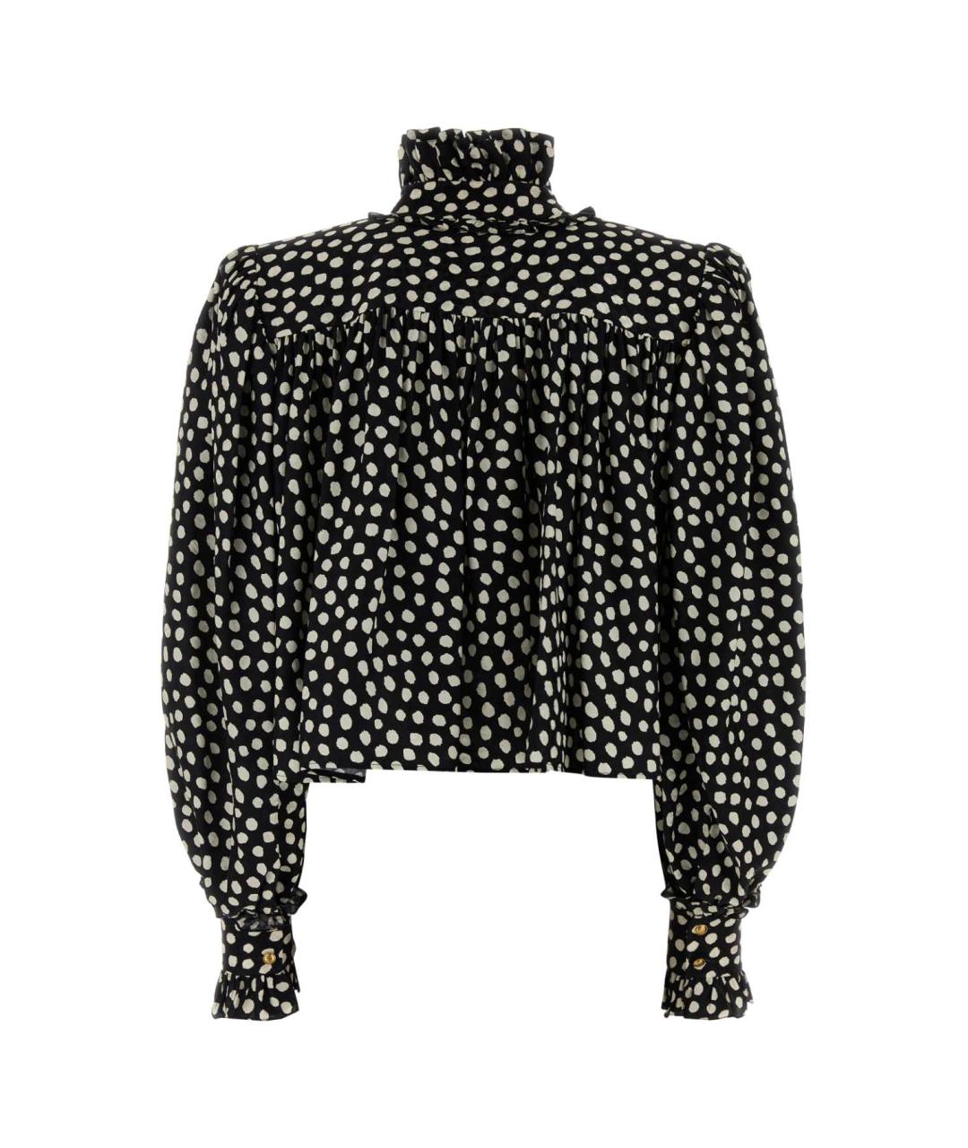 CHLOE Черная шелковая рубашка, фото 2