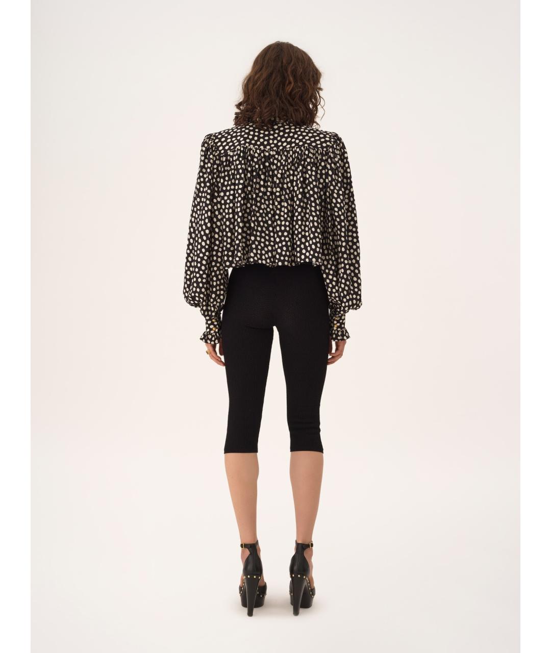 CHLOE Черная шелковая рубашка, фото 4