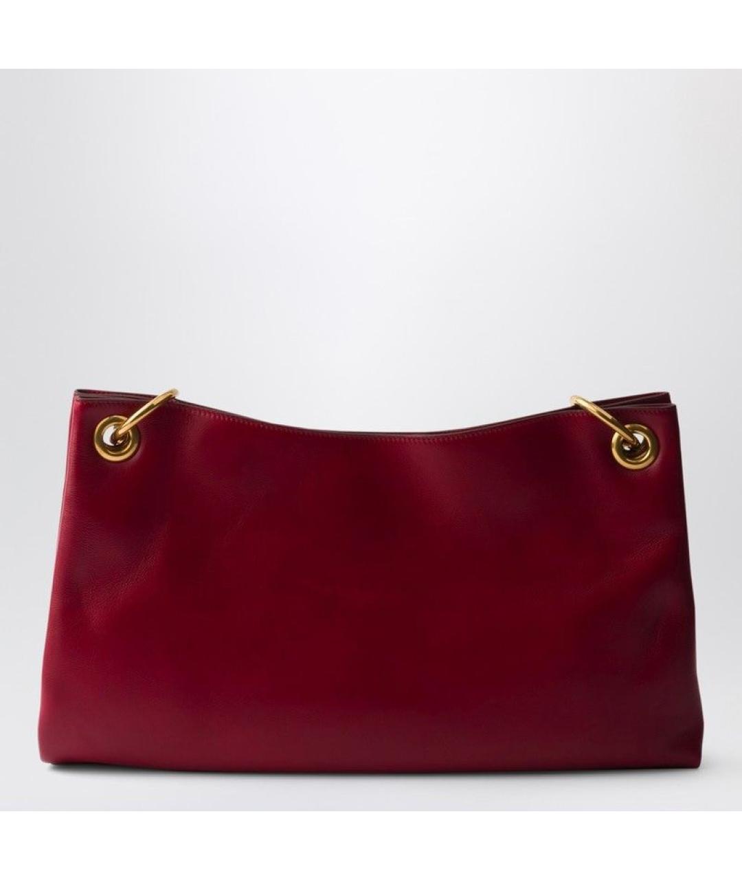 PRADA Красная кожаная сумка через плечо, фото 2