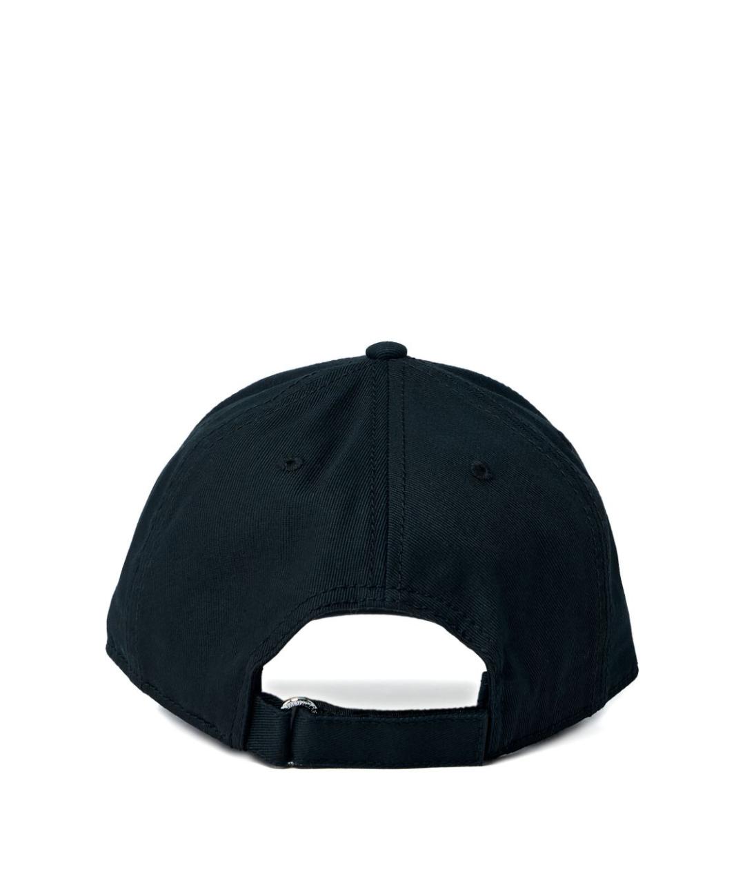 MONCLER Черная хлопковая кепка, фото 2