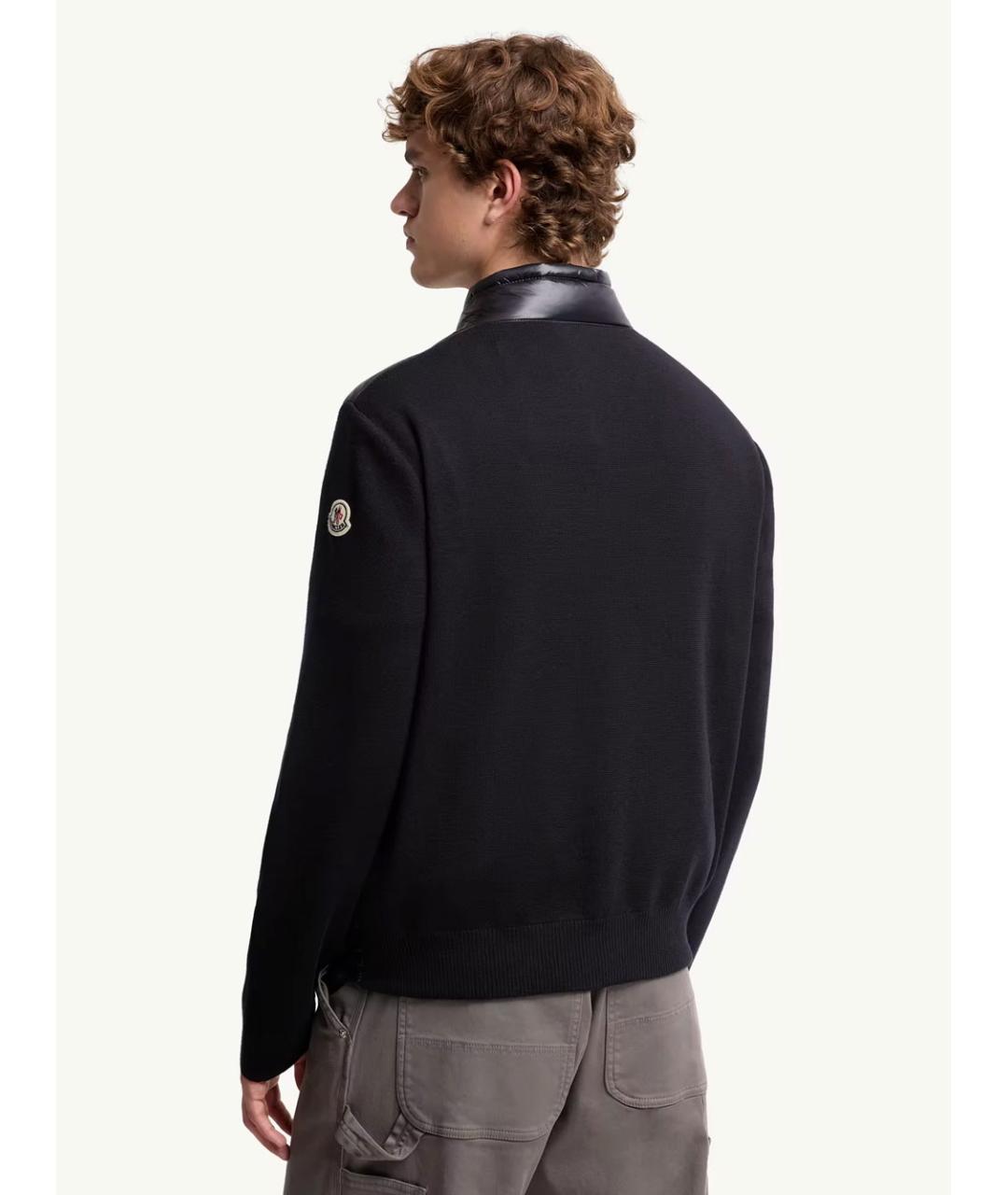 MONCLER Синяя шерстяная куртка, фото 3