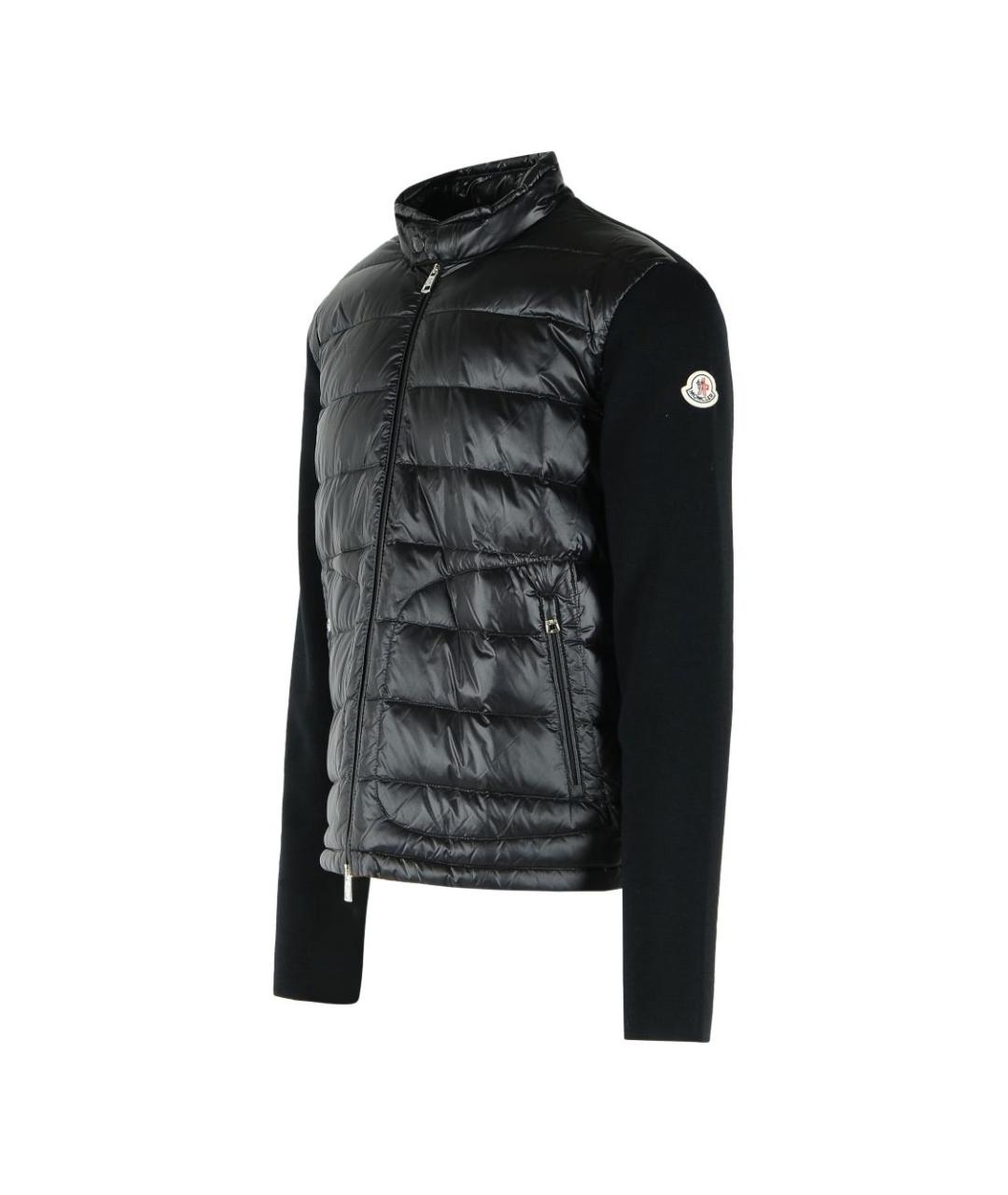 MONCLER Черная шерстяная куртка, фото 2