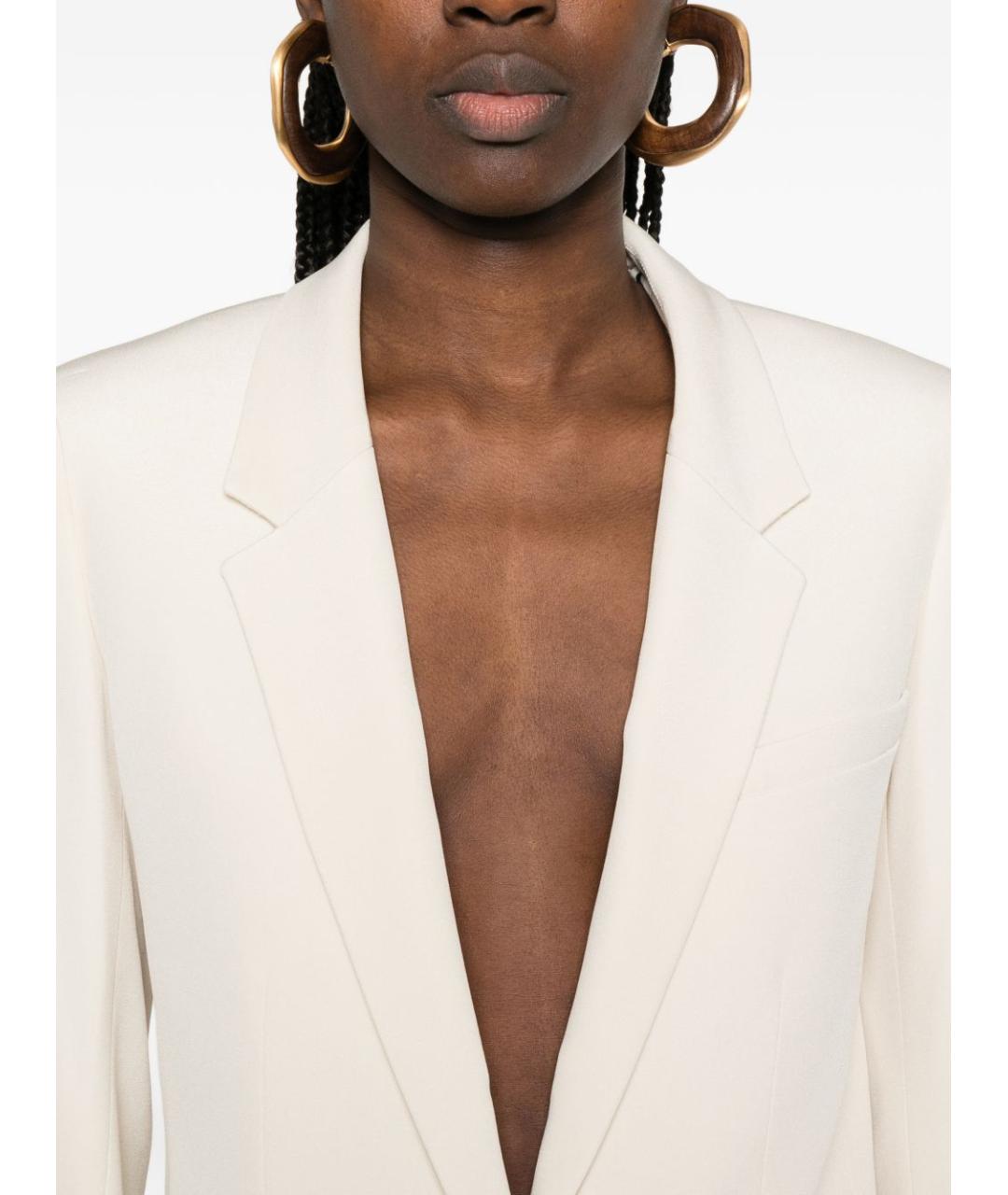 ISABEL MARANT Белый шелковый жакет/пиджак, фото 3