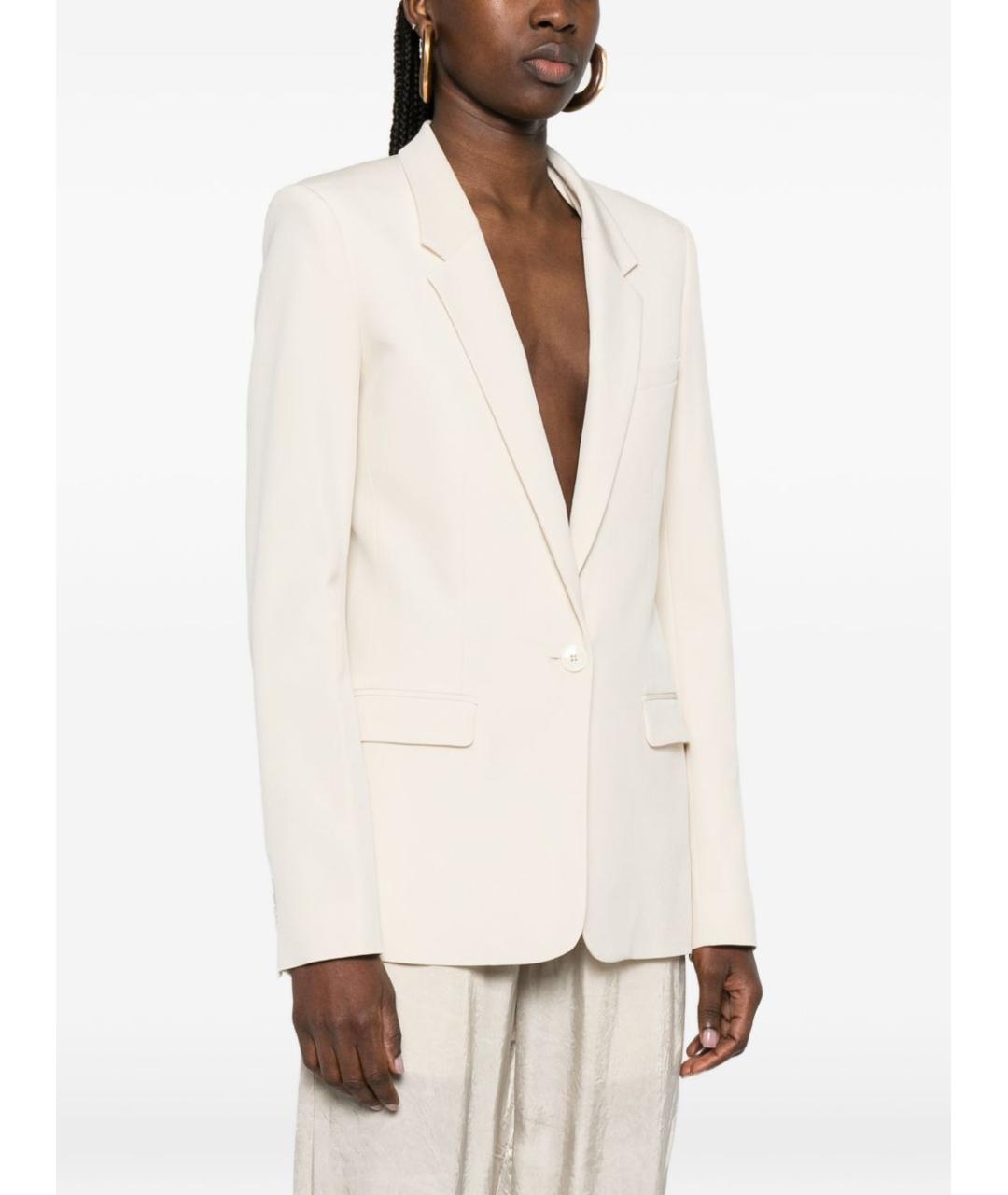 ISABEL MARANT Белый шелковый жакет/пиджак, фото 4