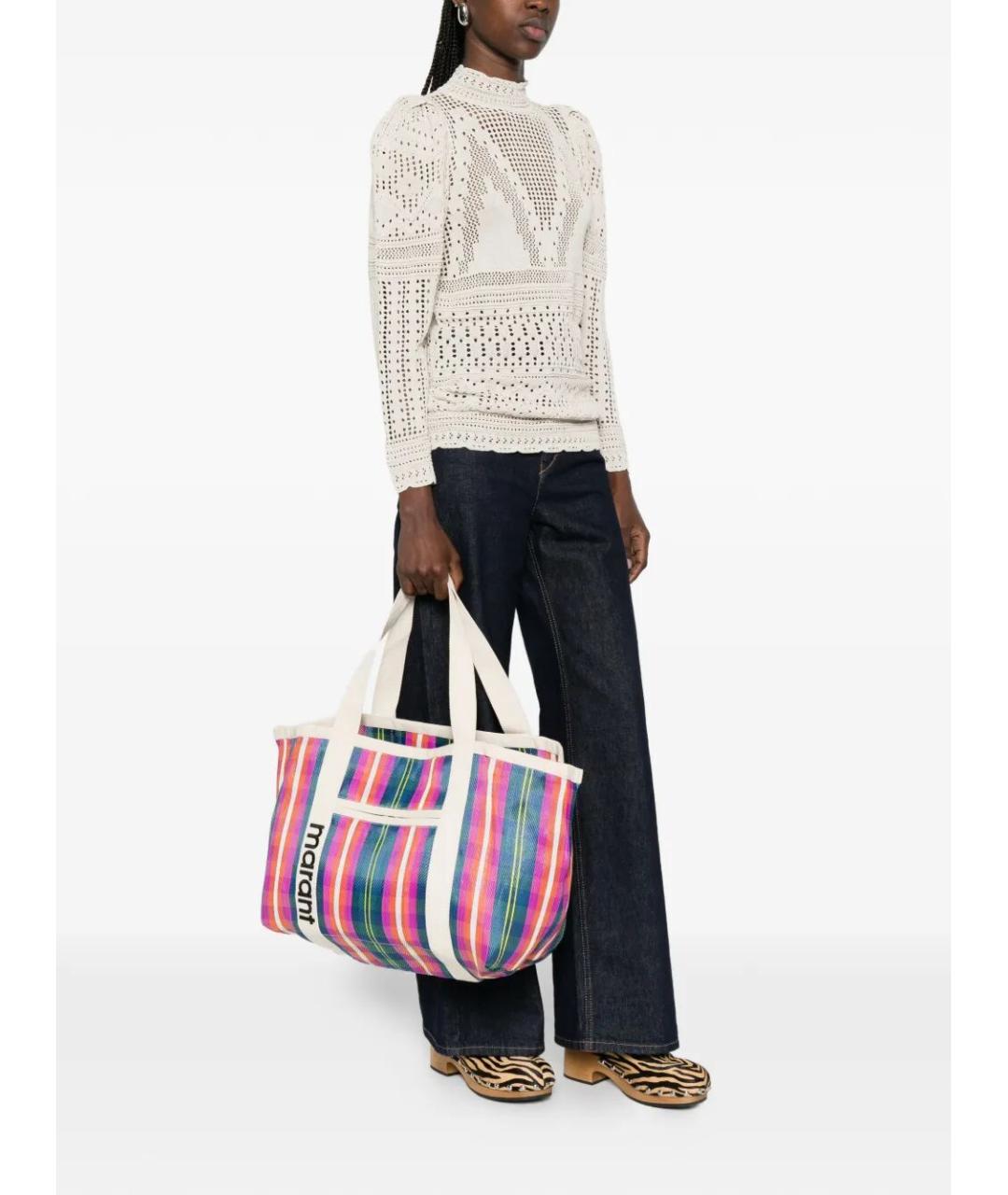 ISABEL MARANT Мульти тканевая сумка тоут, фото 2