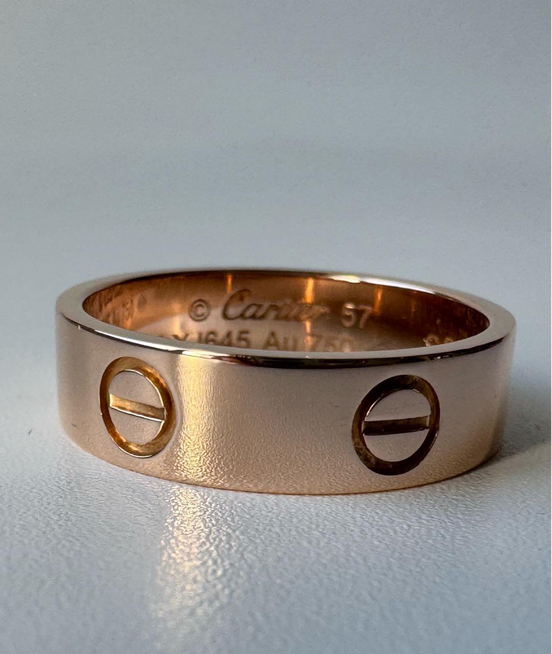 CARTIER Золотое кольцо из розового золота, фото 3