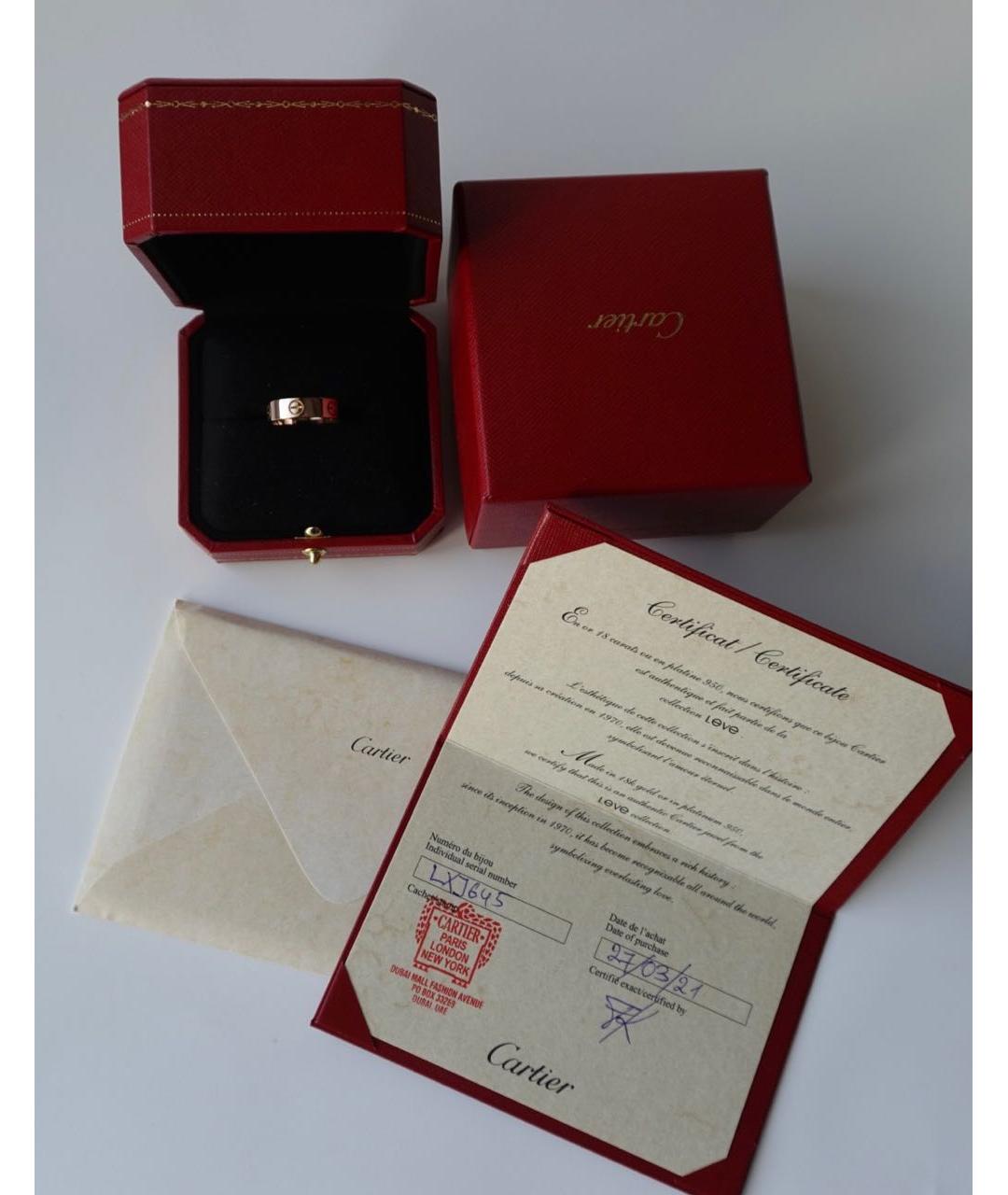 CARTIER Золотое кольцо из розового золота, фото 7