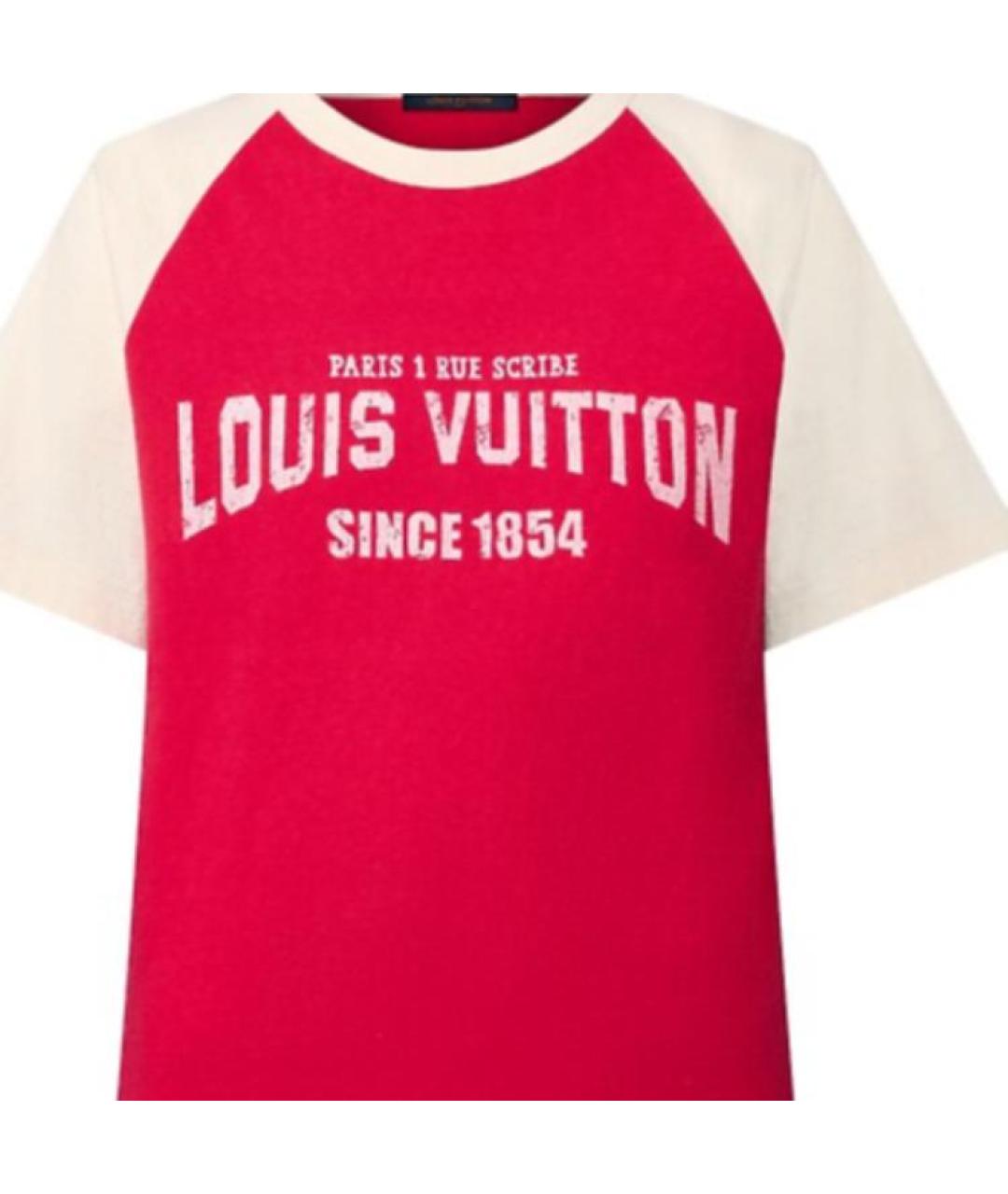 LOUIS VUITTON Красная футболка, фото 4