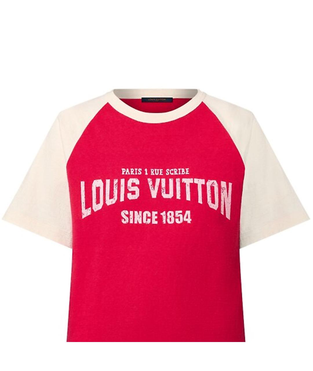 LOUIS VUITTON Красная футболка, фото 3
