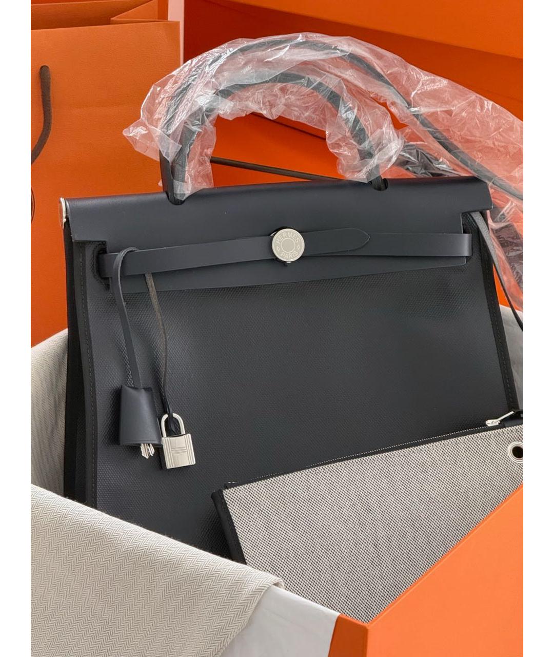 HERMES Черная сумка через плечо, фото 3