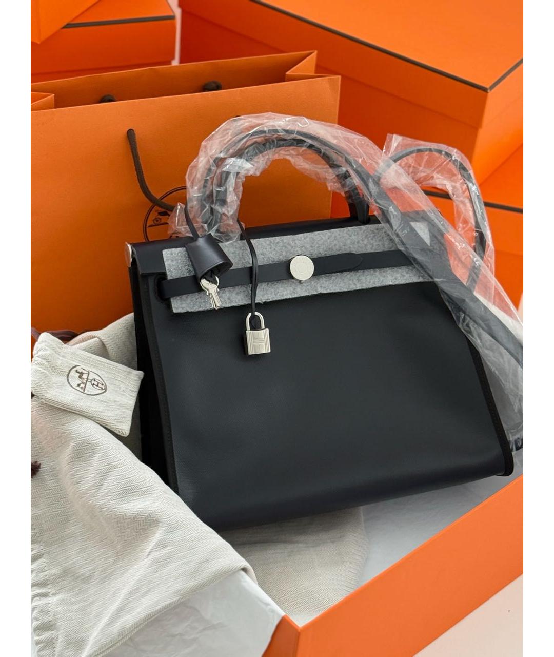 HERMES Черная сумка через плечо, фото 2