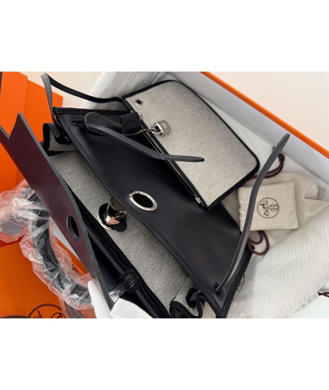 HERMES Черная сумка через плечо, фото 4