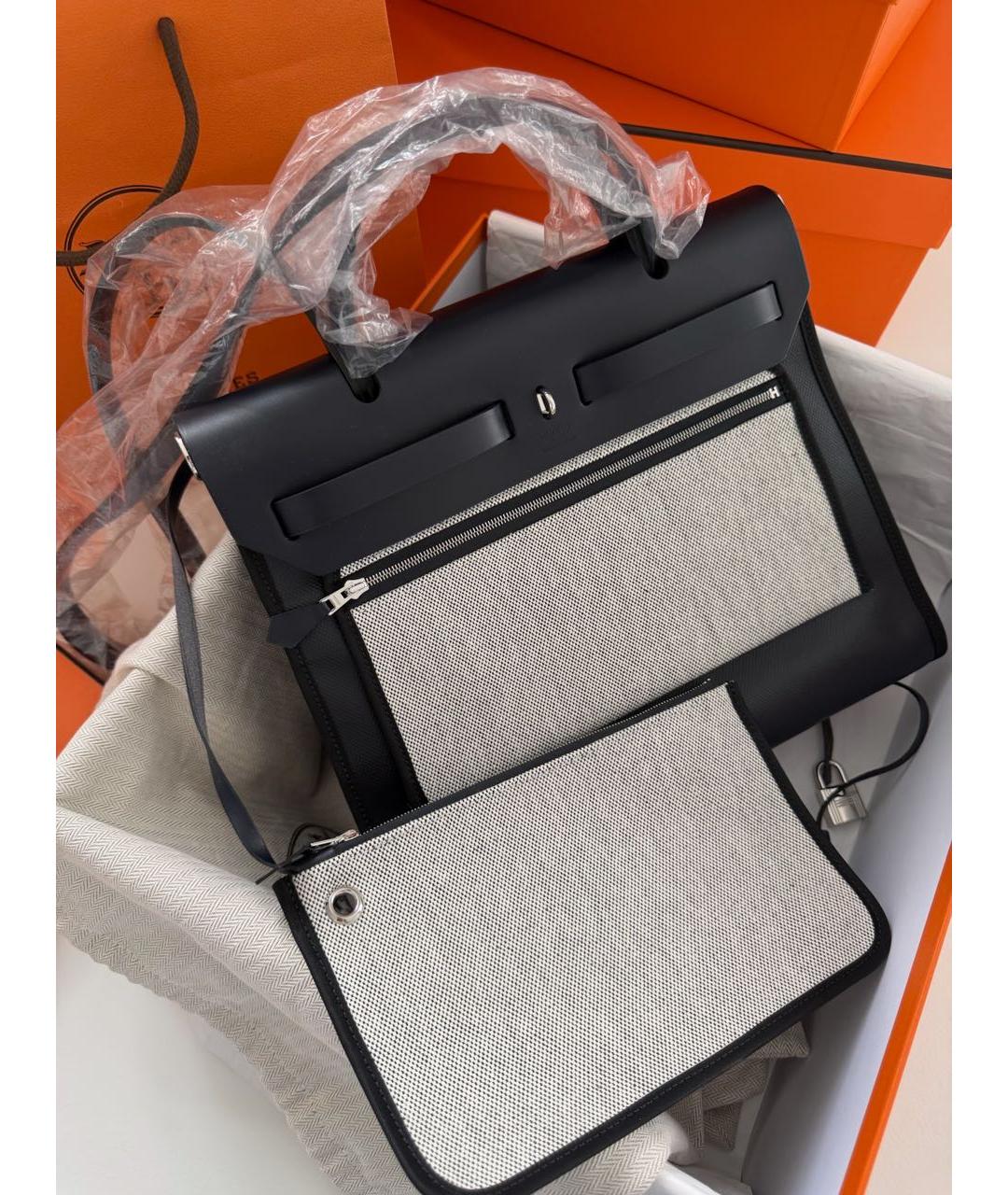 HERMES Черная сумка через плечо, фото 7