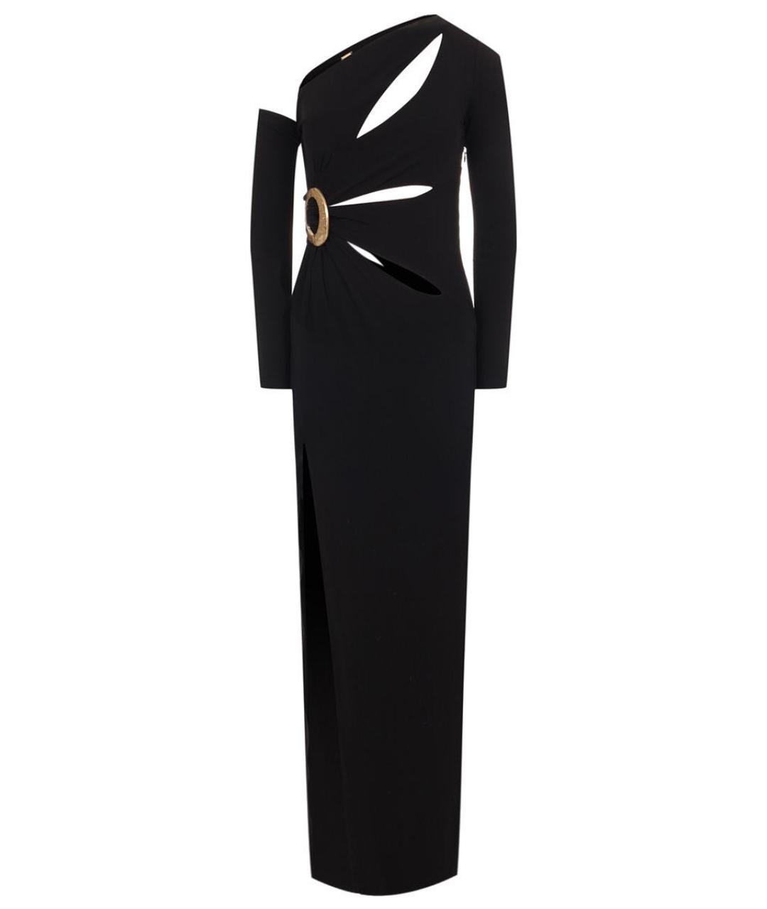 CULT GAIA Черное вискозное вечернее платье, фото 5