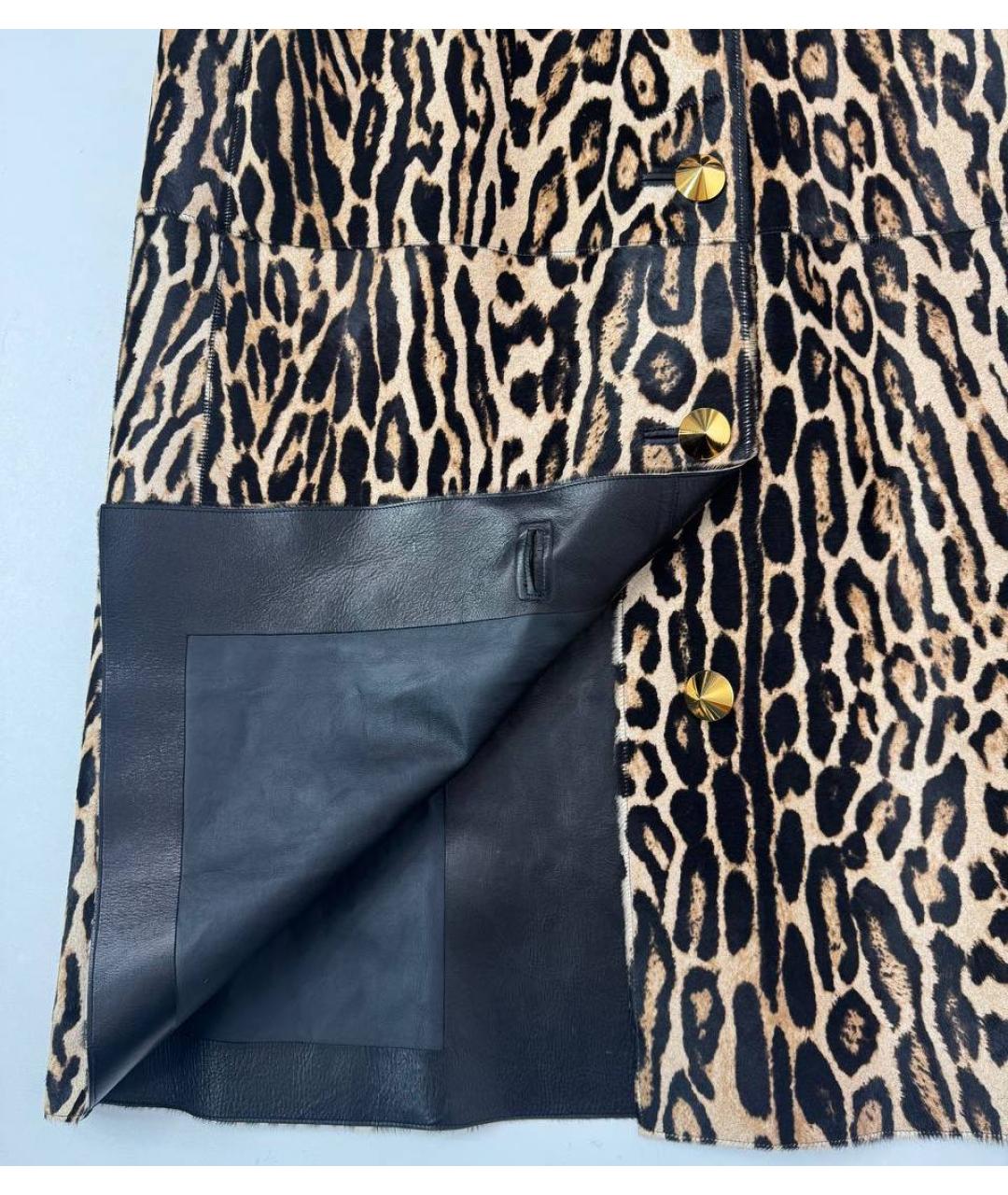 ROBERTO CAVALLI Коричневое пальто, фото 5