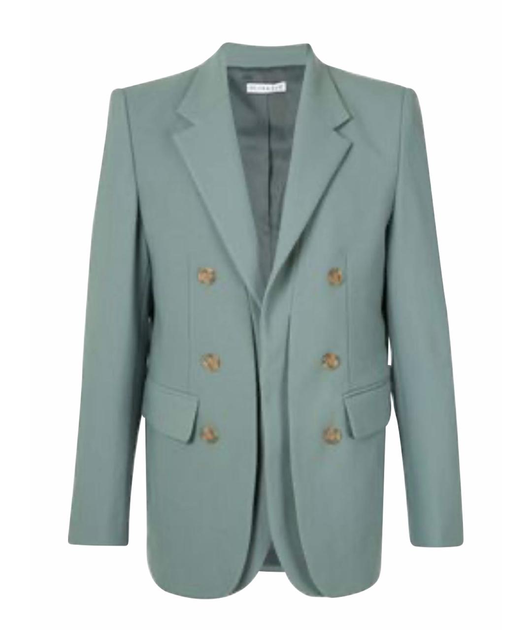 REJINA PYO Зеленый полиэстеровый жакет/пиджак, фото 1