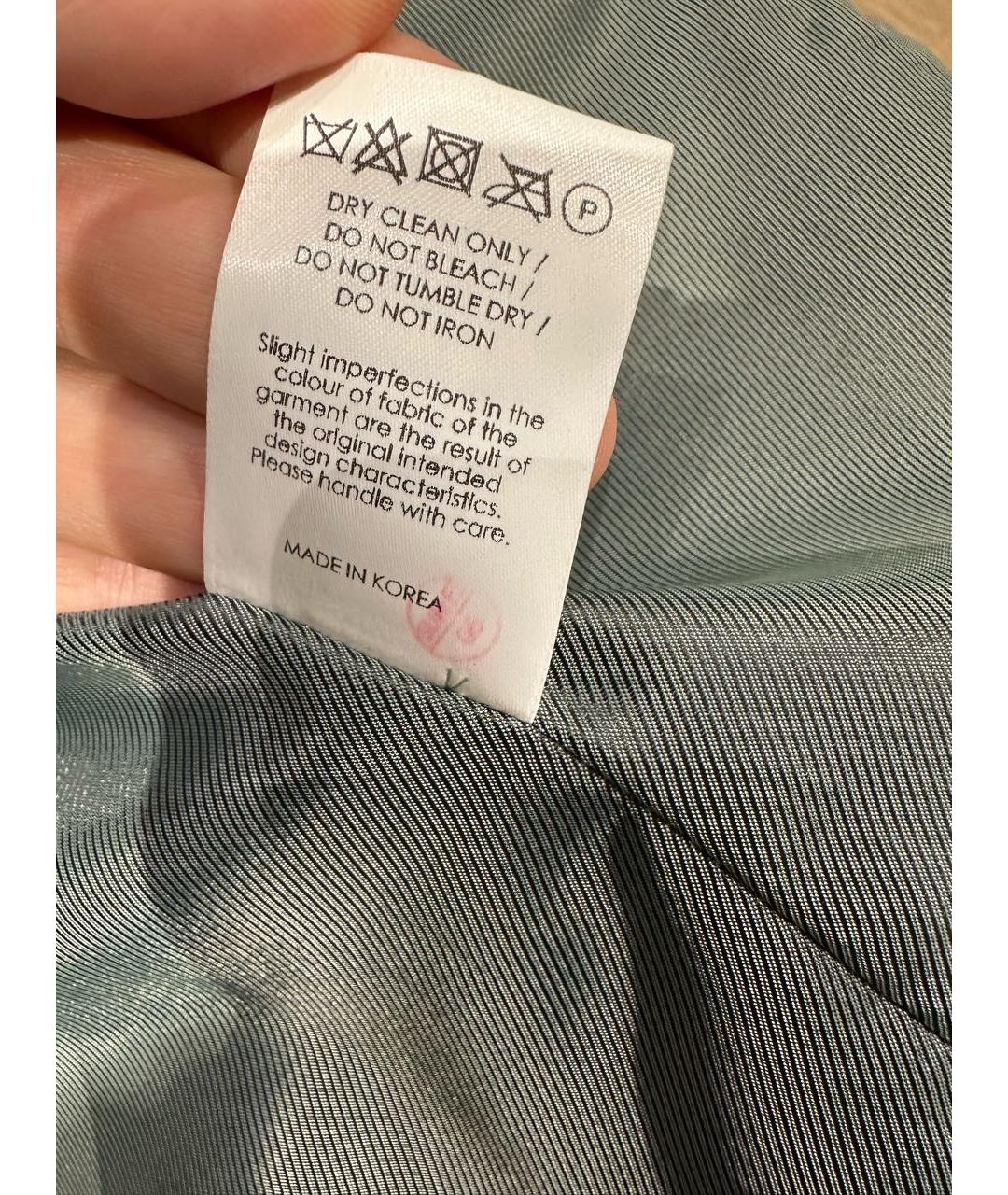 REJINA PYO Зеленый полиэстеровый жакет/пиджак, фото 6